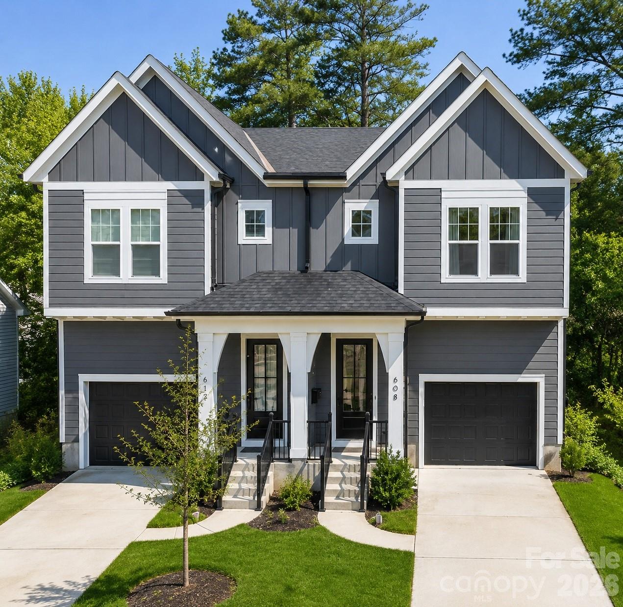 Move in ready townhome built in 2024 with stunning views of Uptown Charlottes skyline! This well maintained inviting home welcomes you through the foyer into an open-concept floor plan featuring a kitchen with a spacious island, ideal for entertaining. Just off the kitchen you will find the dining area and family room with a cozy fireplace, overlooking the outdoor patio and a generously sized backyard complete with a storage shed.
Upstairs, the large primary suite offers an oversized walk-in closet with abundant shelving and storage, along with a spa-like primary bathroom featuring a walk-in shower. Two additional guest suites, a full guest bath, and a convenient laundry closet with a full-size washer and dryer to complete the upper level.
Enjoy spectacular skyline views just minutes from Uptown Charlotte and Bank of America Stadium. This home is an entertainer’s dream, don’t miss the opportunity to see it in person!