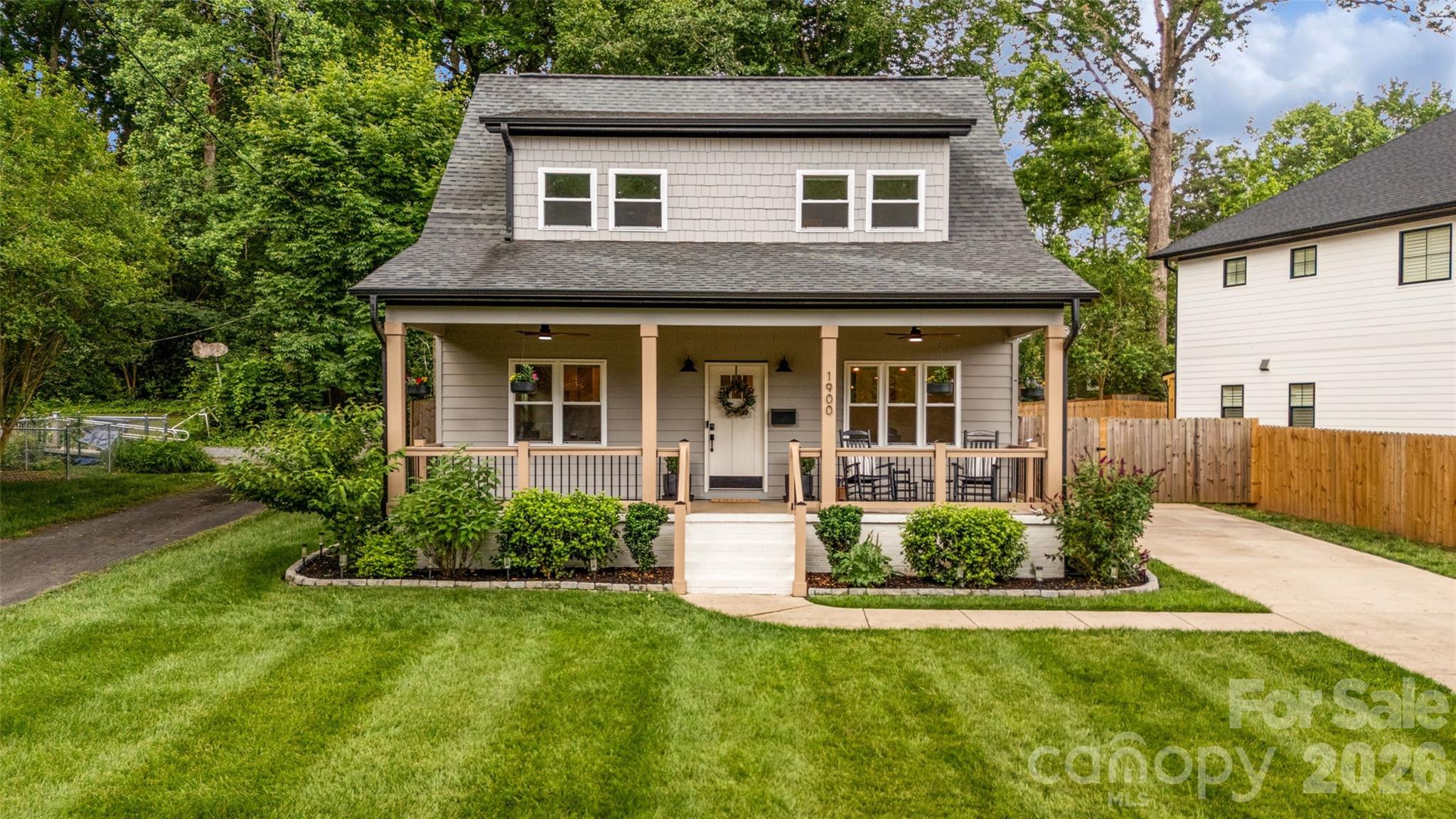 Tucked in the heart of Merry Oaks, one of Charlotte’s most convenient and rapidly growing neighborhoods, this beautifully crafted Craftsman offers the rare combination of timeless character and essentially brand-new construction. Just minutes from Plaza Midwood, NoDa, Uptown Charlotte, parks, breweries, restaurants, and everyday conveniences, the location delivers the walkable, connected lifestyle buyers are seeking.

Thoughtfully redesigned from the ground up, every space was created for modern living while still preserving the warmth and charm that make this style of home so inviting.

From the moment you arrive, the welcoming Southern front porch sets the tone, the perfect place for morning coffee, evening conversations, or simply slowing down and enjoying the neighborhood. Inside, natural light pours through the open-concept living spaces, highlighting warm hardwood floors, designer finishes, and a layout that feels both elevated and comfortable.

The stunning kitchen is truly the heart of the home, featuring quartz countertops, an oversized island, gas range, pantry storage, and seamless flow into the dining and living areas,  ideal for entertaining, hosting holidays, or everyday life with family and friends.

Flexible spaces throughout the home provide endless possibilities for today’s lifestyle, whether you need a home office, guest retreat, workout room, or creative studio. Upstairs, the spacious primary suite feels like a private sanctuary with a spa-inspired bath and generous walk-in closet, while secondary bedrooms and a walk-in laundry room offer both comfort and functionality.

Outside, the fenced backyard and covered porch create an extension of the living space, perfect for grilling out, gathering with friends, or relaxing on quiet Charlotte evenings.

Located just minutes from Plaza Midwood, NoDa, Uptown Charlotte, parks, breweries, restaurants, and everyday conveniences, this home delivers the lifestyle buyers are searching for - modern construction, thoughtful design, and an unbeatable location within one of Charlotte’s most beloved neighborhoods.

Homes with this level of craftsmanship, style, and livability rarely come along, don’t miss this one!