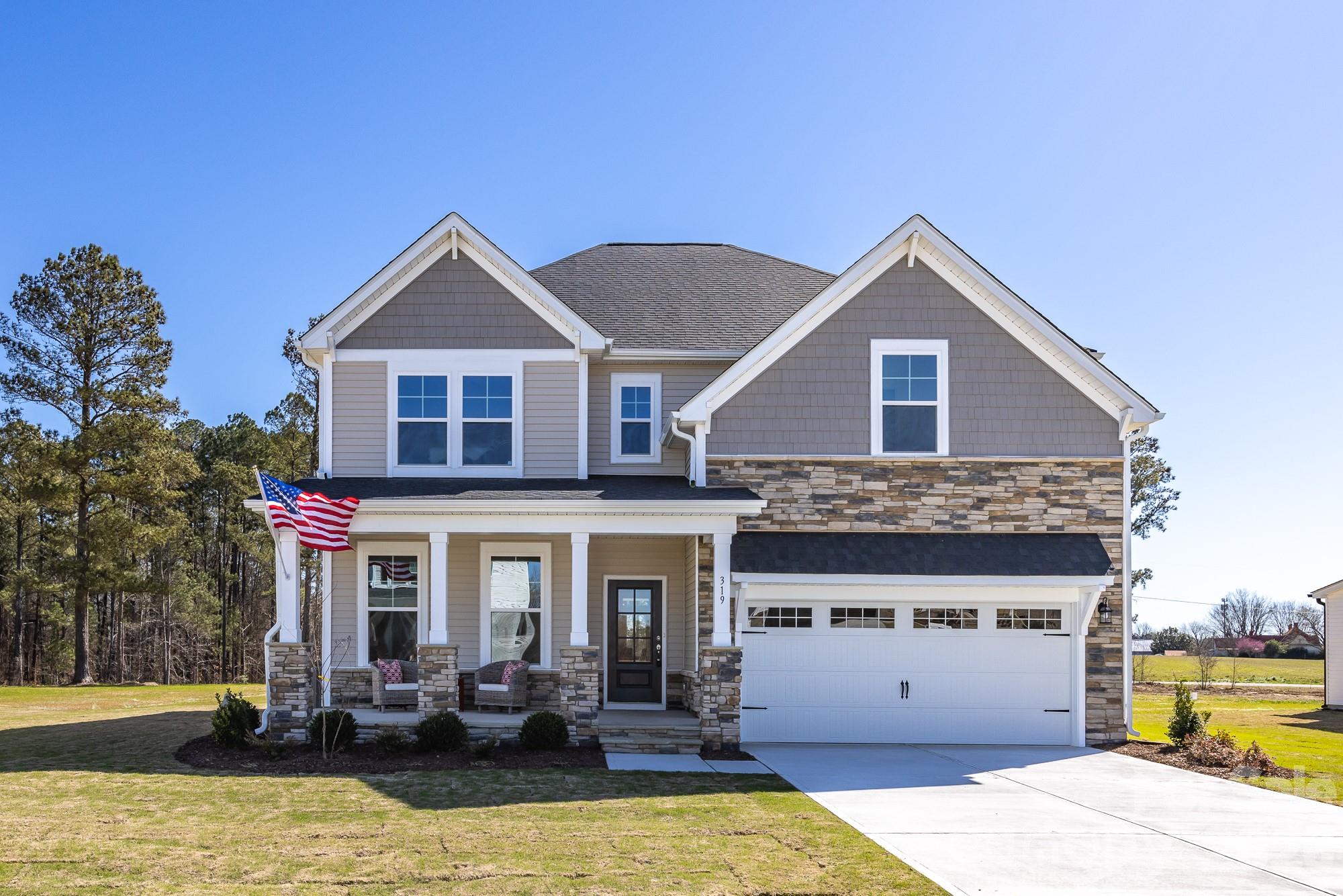 This two-story "Hemlock D" home design has 4br/3.5 baths. Great 1st floor Study with glass French doors off of entry foyer. Wonderfully spacious open living area with a beautiful gourmet kitchen with gas cook top & exhaust hood vented to the outside & a separate built in wall oven/microwave. 

The kitchen island and many kitchen cabinets provide plenty of storage in addition to a large walk-in pantry with wood shelving. Sunny family room has lots of windows for natural light and a view of a private back yard with a tree buffer. Enjoy Fall & Winter seasons in the family room by the cozy fireplace with gas logs. 

There are built in cabinets on either side of the fireplace, crown molding on the entire first floor. All windows in the home are wrapped in wood casing instead of just drywall like most new homes. The dining area opens out to the private screened porch on the rear of the home. 

Go up the oak stairs to enter the Owner's Suite that welcomes you with a dramatic 10' high tray ceiling with crown molding and large Owner's bath that has a luxurious spa shower with a bench inside. Huge walk-in closet has wood shelving.
There are Two bedrooms with walk in closets that share a hall bath plus a 4th bedroom with its' own ensuite bathroom. 

Purchasers can still visit the design center to pick out their own interior finishes as of 6/26 - so the listed price includes a generous allowance of $20,000 to use until our decorators make selections in coming weeks.

Don't wait to visit the neighborhood model home now because since opening approximately 6 months ago, the 36 total new homes in The Enclave at Belmont neighborhood are almost SOLD OUT! Located in easy walking distance from Historic downtown Belmont and blocks away from South Point High and Belmont Middle Schools, this is a uniquely rare, smaller new home neighborhood in a superior setting.