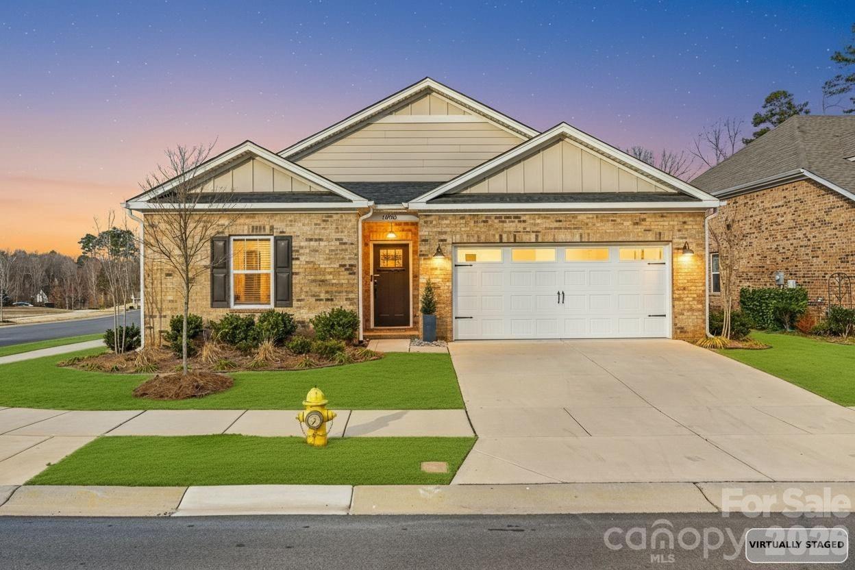 Thoughtfully designed one level ranch in the Heron Creek community of Mint Hill. This light-filled home features an open concept layout with a spacious great room and fireplace, a beautiful and well-appointed kitchen with generous counter space, and flexible bonus or office area that adapts easily to fit your needs.

The primary bedroom and ensuite bathroom are conveniently located, offering an easy and functional flow. Large windows provide abundant natural light throughout this exquisitely maintained home, while elevated finishes and intentional design details create a comfortable and inviting atmosphere throughout.

A private screened porch extends the living space outdoors and offers a peaceful setting for morning coffee or evening gatherings.  The two-car garage is generously sized, allowing plenty of extra space for storage.

Located in a desirable Mint Hill neighborhood with convenient access to local shopping, and dining, this home offers a balance of style, functionality and ease of living.  Schedule a showing today to be impressed with this wonderful home that has been loved on.