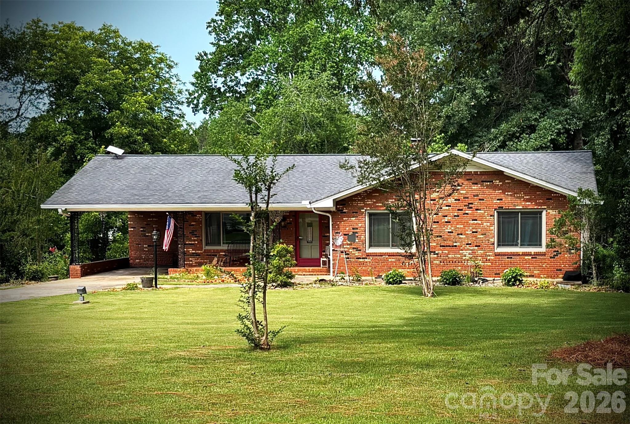 Great Opportunity to own property on Forest Lake! This solid brick home on a large 1.31 acre lot is made for entertaining. A huge front yard, plenty of parking and attractive landscaping welcomes you. There’s plenty of room from the primary bedroom with an ensuite full bath, 2 additional bedrooms and full bath on the main level, to endless possibilities on the basement level with a full bath, open multi-use area with a full kitchen, storage and washer/dryer hookup. From the basement walk through the sunroom to a large patio area for grilling or spending nights next to a fire. The home has been outfitted with high quality windows that let you catch a view of the lake and creates a lot of natural light throughout the home. Each of the bathrooms still have the vintage tile, living room with large fireplace and rustic beams adding to the home’s character. Outside you’ll be able to walk down to the lake to fish or get out on the lake and enjoy the water. The property has a fenced in back yard with an 24x16 outbuilding w/electric that’s ideal for a studio or workshop. The property allows you privacy and enjoyment while still being just 5 minutes to downtown Forest City for shopping, entertainment and local restaurants.