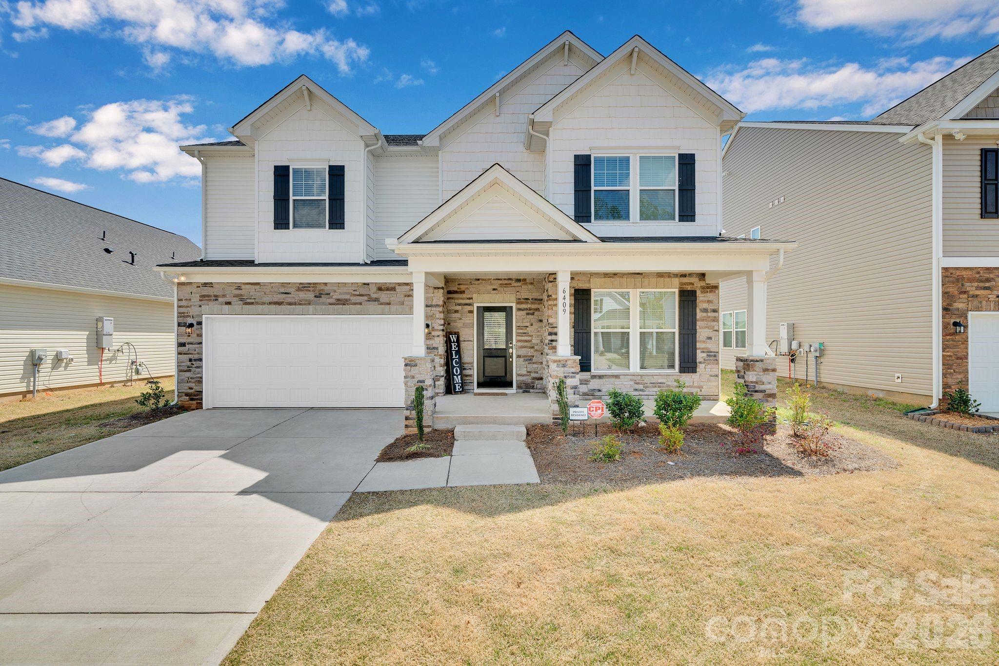 Welcome to this beautifully maintained, nearly new home offering the perfect blend of modern design and everyday functionality, all without the wait of new construction. Situated just 9 miles from Uptown Charlotte, this rare opportunity features one of the community’s most sought-after floor plans which is no longer offered and only three of its kind in the neighborhood!

Thoughtfully designed with space in mind, the home boasts generously sized bedrooms, each complete with walk-in closets, along with an open and airy loft perfect for a second living area, home office, or flex space. The expansive layout provides both comfort and versatility, ideal for entertaining or everyday living.

The primary suite is a true retreat, featuring two closets for added convenience and storage. Throughout the home, you’ll find an abundance of storage options to keep everything organized and functional.

Perfectly positioned directly across from the community pool and cabanas (breaking ground soon), this home offers both convenience and a lifestyle upgrade. Enjoy easy access to major highways, making commuting and getting around Charlotte seamless.

This is your chance to own a unique, no-longer-available floor plan in a prime location—schedule your showing today.