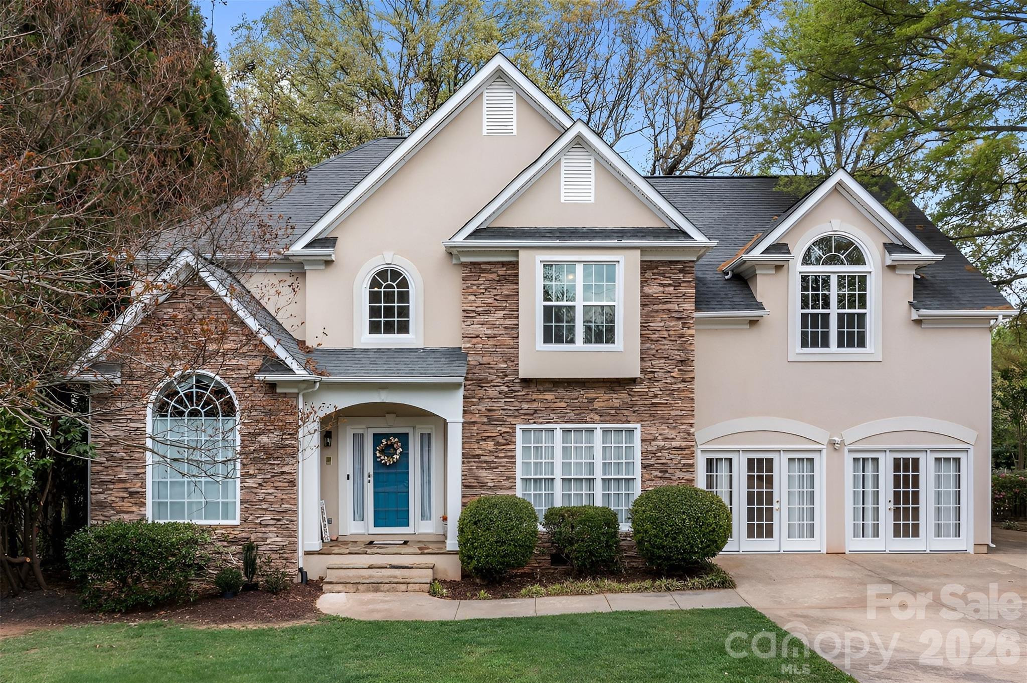 Spacious home in the desirable Muirfield community with a flexible layout and builder upgrades throughout. The main level features high ceilings, a see-through fireplace, and a sunroom that brings in plenty of natural light. The converted garage adds additional living space that works well as a rec room, office, or multi-generational setup—next owner could convert it back to a two-car garage if desired. Out back, enjoy an oversized deck overlooking a private, tree-lined yard with an in-ground pool. The pool has not been used in several years and is being sold as-is, offering an opportunity for a buyer to bring it back to life. The home also includes built-ins, central vacuum (not currently in use), and a layout that offers plenty of room to spread out inside and out. Convenient location just minutes to downtown Mooresville, shopping, dining, and everyday amenities, with easy access to Lake Norman for boating, recreation, and waterfront spots. Bring your best offer!