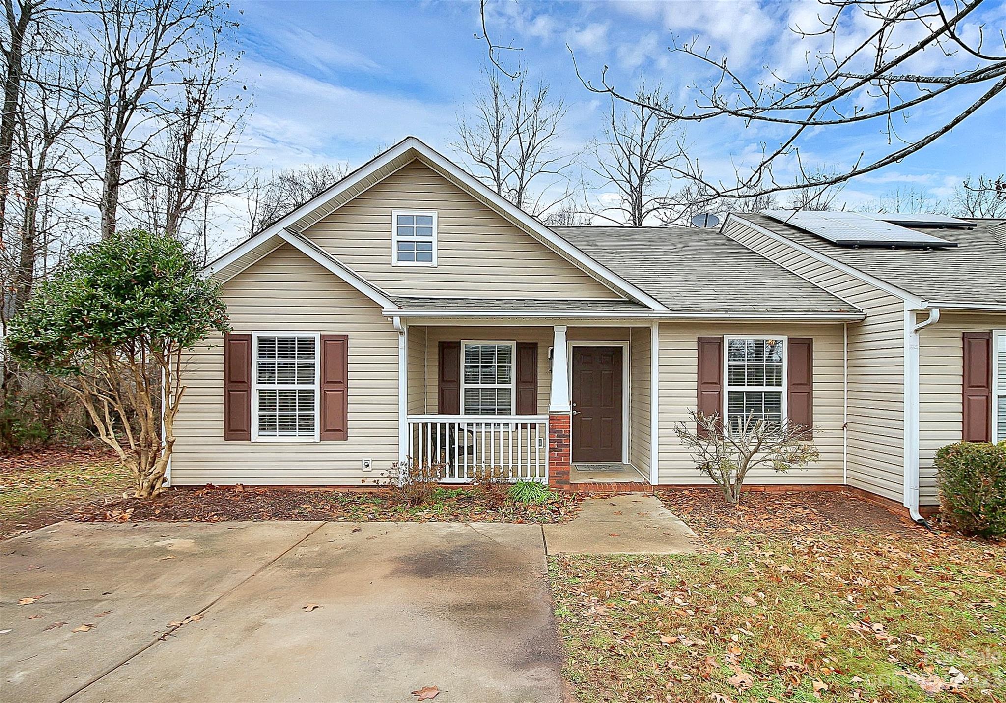 Experience the epitome of convenience and comfort at 1069 Copper Creek! This delightful 3-bed, 2-bath all main level livinig in Fort Mill is a gem in an unbeatable location. Enjoy the perks of nearby shopping, medical facilities, and Fort Mill's top-notch schools. As an end unit, privacy is assured, and the charming rocking chair front porch adds a welcoming touch. With a layout designed for both relaxation and functionality, this residence offers the ideal blend of suburban tranquility and modern convenience. NO HOA!!!! Make it yours today!