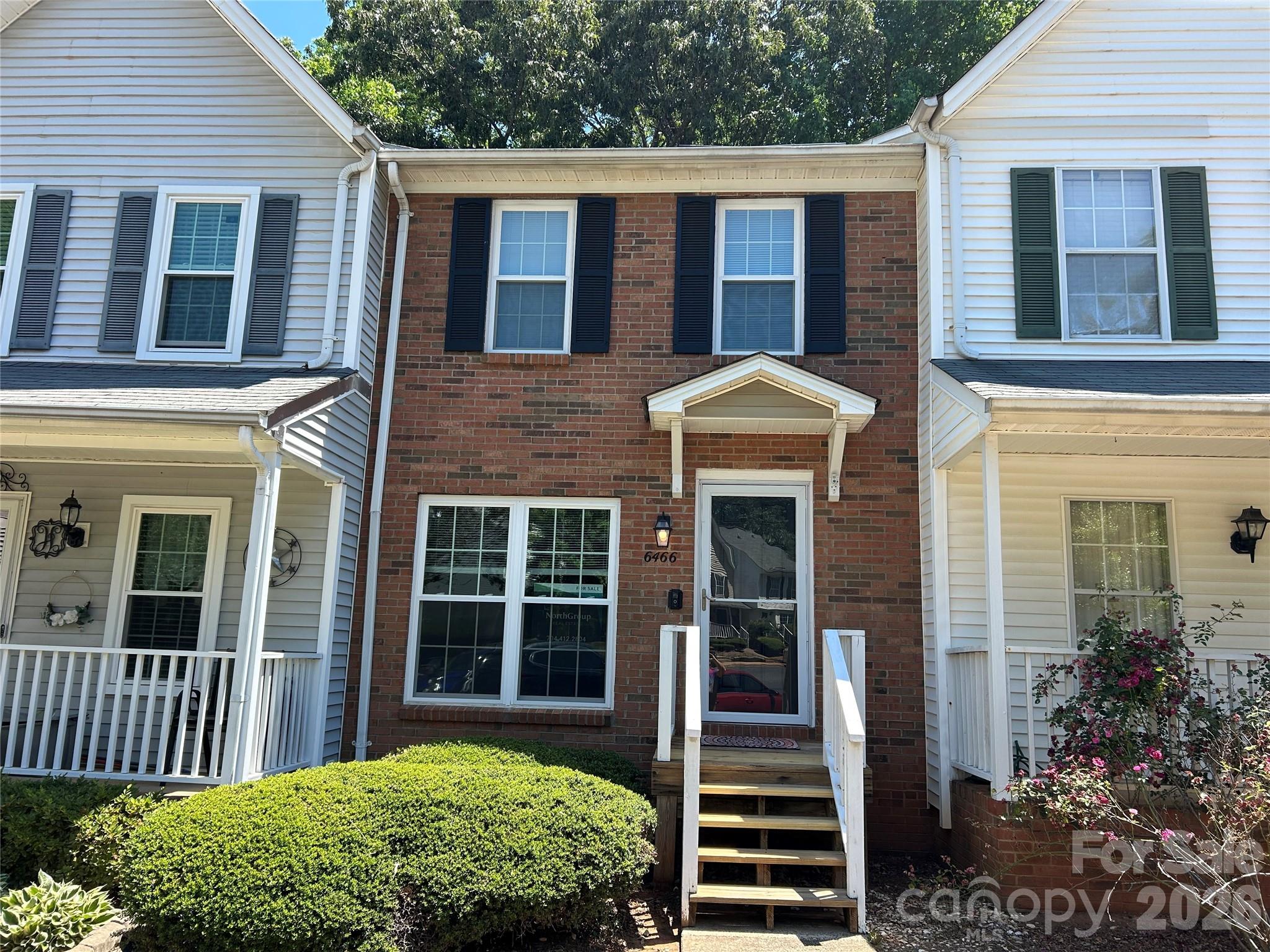Welcome to you new home. This great condo has many upgrades. It's been freshly painted, has newer durable vinyl flooring, granite counter tops, SS refrig, brand new microwave, large kitchen sink, New windows, HVAC unit and shower tile surround installed around '22. 2 sizable bedrooms with cool vaulted ceilings gives you lots of head room. Plus lots of closet space. This unit has a beautiful view of the thick nature area behind the building. you can even see lots of deer walking through. Situated off of HT Harris Blvd you're close to plenty of shopping. The park lot has plenty of spaces. So much potential here for you to make this townhouse your beautiful home.