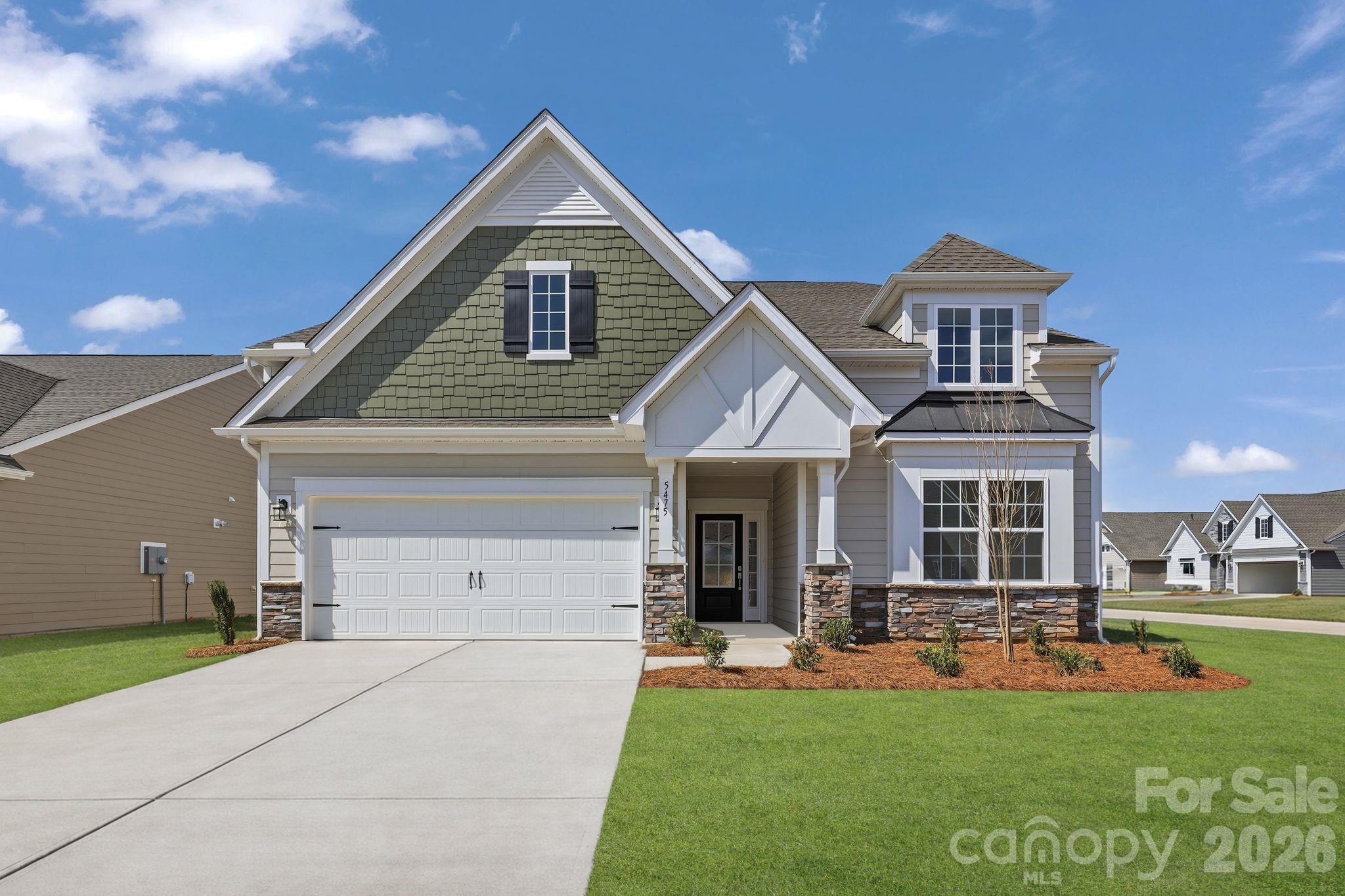 This one-story Dover floorplan combines elegance and comfort. At its heart is a first-floor Great Room flowing into a chef’s kitchen and a breakfast nook with ample sunlight. A formal dining room is ideal for memorable meals. Three bedrooms including the owner’s suite are situated on this floor plus a study with glass doors as well.  Our signature Everything's Included program means you will get a gourmet kitchen with double ovens and cooktop, quartz or granite kitchen countertops, subway tile backsplash, ceramic tile, luxury vinyl plank flooring throughout the home, a finished garage, zero entry shower in the owner's suite, and a gas fireplace (per plan). Roselyn is a master-planned community offering exclusive ranch homes designed for active adults.