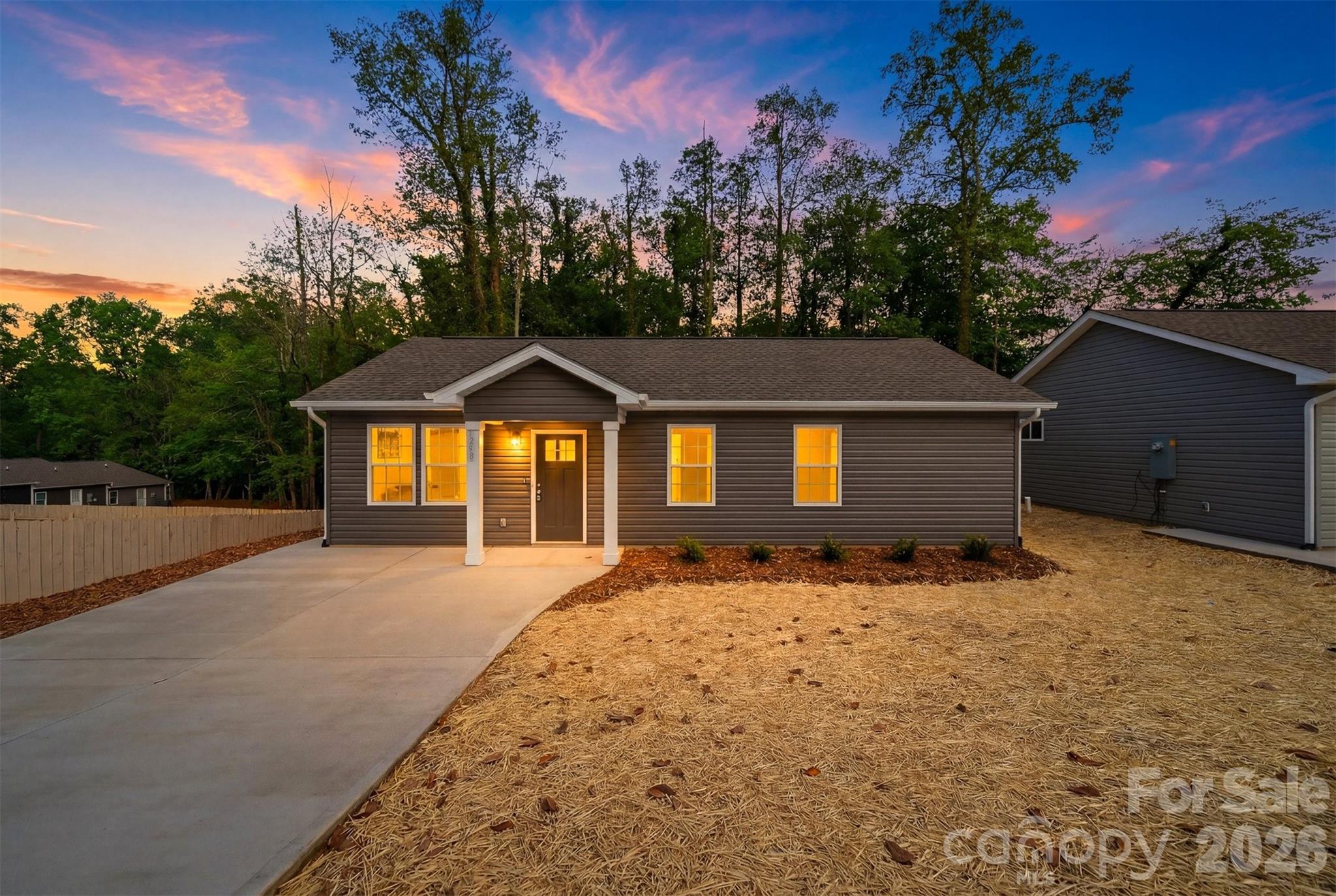 New construction in Hickory! Situated on a 0.40-acre lot, this 3-bedroom, 1-bath home features an open floor plan, granite countertops, stainless steel appliances, a walk-in pantry, and a spacious primary bedroom with a walk-in closet. The bathroom includes a separate vanity area with a pocket door for added privacy, and the hallway laundry area adds everyday convenience. Conveniently located near restaurants, shopping, and a grocery store. Seller is offering $5,000 toward the buyer's closing costs!