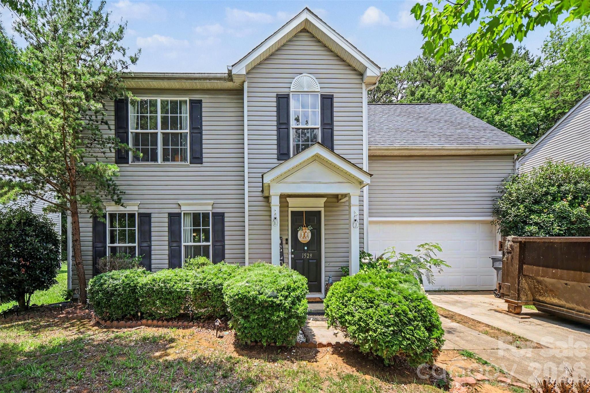 Welcome to this spacious two-story home in the desirable Glenhaven community, offering 3 bedrooms, 2.5 baths, a large bonus room, plus community pool for summer fun. Recent updates include brand new water heater & refrigerator providing peace of mind for the next owner.

The main level features LVP flooring throughout the bright and inviting living room with a cozy fireplace, a separate dining room, and a spacious kitchen complete with a center island, pantry, breakfast nook, and direct access to the backyard patio. Upstairs, the generous primary suite offers a walk-in closet and private bath with dual sinks, while two additional bedrooms and an oversized bonus room provide endless flexibility for a home office, media room, playroom, or potential fourth bedroom.

Step outside to enjoy the oversized private fully fenced backyard with mature trees, a large patio perfect for entertaining, and a spacious storage shed for all your lawn equipment and tools. This is the perfect place to relax year round and provides the opportunity to create your own outdoor oasis. Conveniently located with quick access to I-485, I-85, and Uptown Charlotte, this home offers the perfect blend of comfort, convenience, and opportunity to add your own personal touches through various property upgrades. Don't miss this fantastic opportunity in a great Charlotte location!