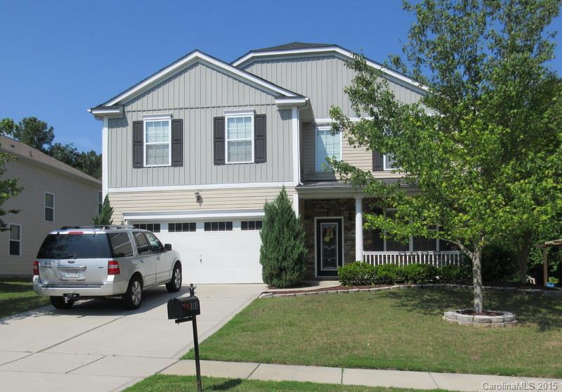 Fort Mill Schools! Open floor plan with formal areas.Beautiful Hardwoods in living/dining room and ceramic tile in kitchen. Granite counter tops, SS appliances, lots of cabinet storage!. Large master with spacious walk-in closet,Master Bath has shower soaking tub and dual sinks.  2-10 warranty provided by seller.  Bedroom with full bath downstairs!  This home is move-in ready!