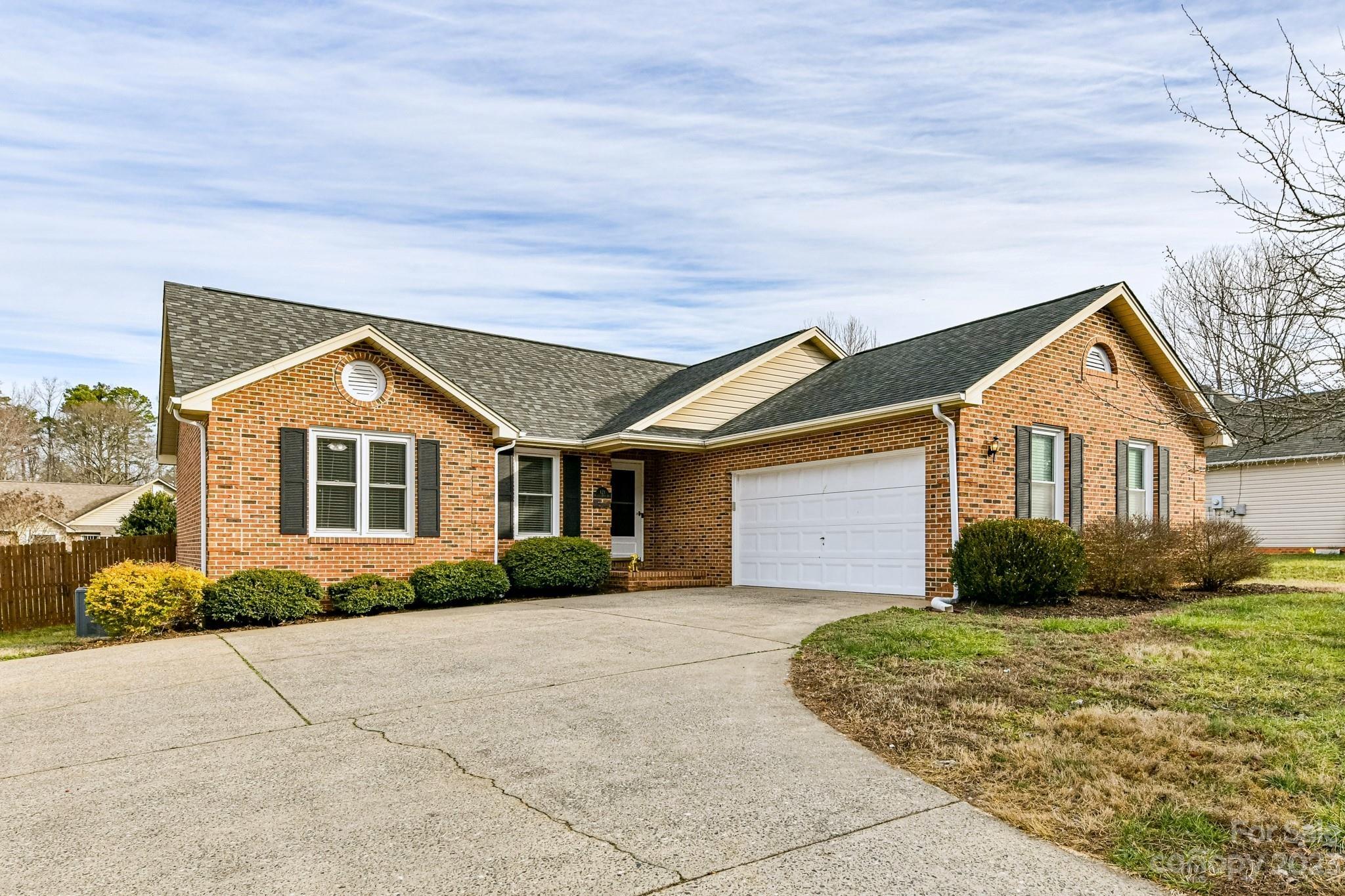 Showings begin Thursday, February 1st.  FULL BRICK RANCH HOME WITH IN-GROUND POOL AND SPLIT BEDROOM FLOORPLAN ON .3 ACRE COUNTRY SETTING!!  The home doesn't disappointment! Soaring ceilings in the family room and kitchen, soft neutral colors and updates throughout, breakfast area off the kitchen, separate laundry room, pull-down attic for extra storage... outside you will find your own little oasis at your in-ground pool and deck surrounded by a privacy fence. Crawl space fully encapsulated by Dry-Pro. No HOA!