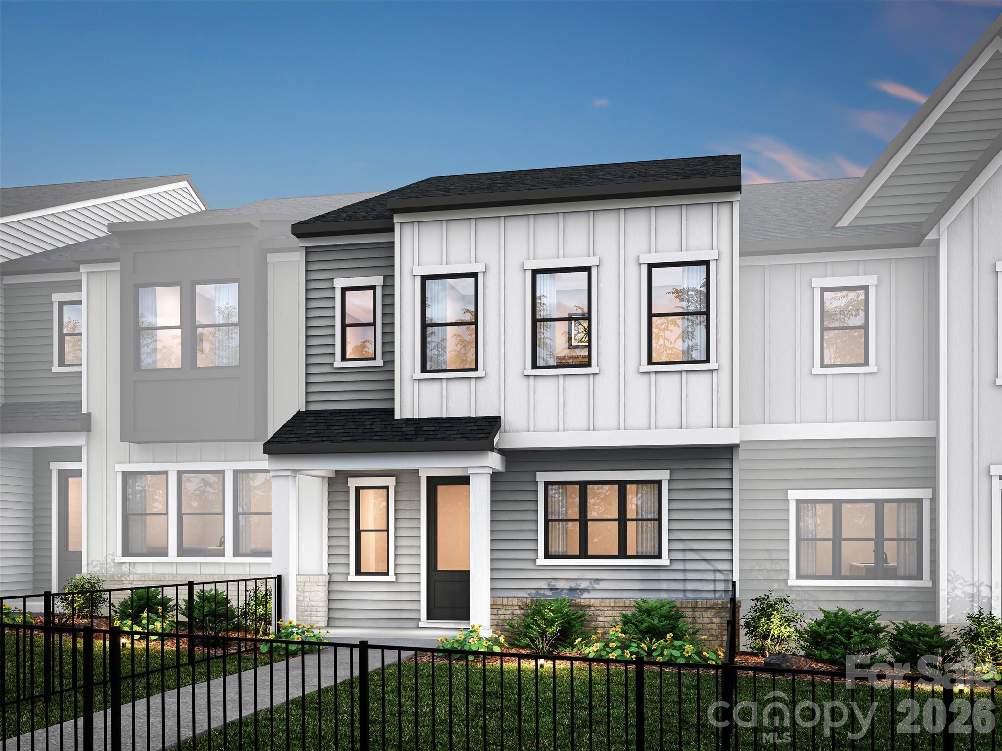 Rooted in Fort Mill's tradition of craftsmanship and forward-thinking design, 412 Nash St offers the Sawyer plan, a 3-bedroom, 2.5-bath home with 1,854 square feet of refined, well-planned living space where Southern charm meets modern livability. A versatile second-floor loft, spacious kitchen with a large island perfect for casual dining or entertaining, and a primary suite featuring a large walk-in closet and walk-in shower make everyday living feel elevated at every turn. The HOA-maintained fenced front yard and sleek rear-load two-bay garage with EV charger add both polish and practicality, while available options including a fireplace, gourmet kitchen, gas cooking, an elongated shower with bench, and a doorway connecting the primary closet directly to the laundry room allow you to tailor the home to the way you live. With easy access to Fort Mill's top-rated schools, shops, and parks, and the opportunity to personalize finishes alongside an expert design team while tracking every milestone through a one-of-a-kind app.