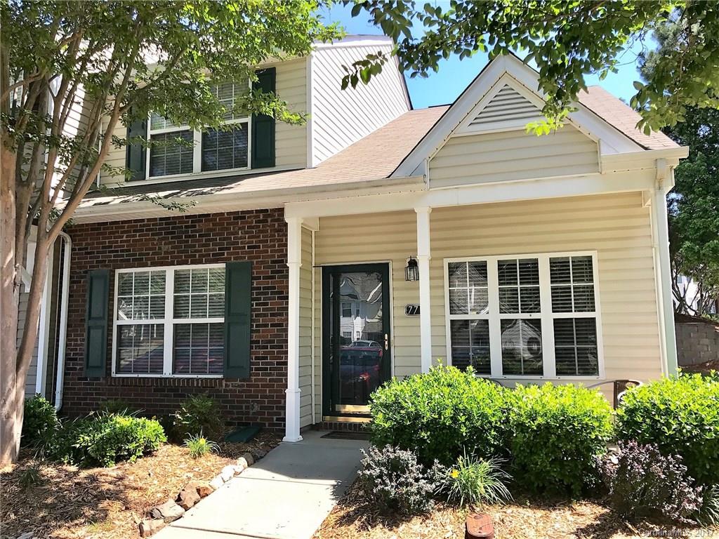 Well maintained, private end unit townhouse in fantastic Fort Mill! This 3 bedroom 2 and a half bath home features the master bedroom on the 1st floor with a large walk in shower. Plenty of room on the second floor with 2 bedrooms and a full bath. Enjoy your summer nights in your own 10x12 screened in cozy porch. Closets and storage have been well thought out. This quite mature community offers a pool. Close to I-77 and shopping. Don't miss out this home will not last long!!
