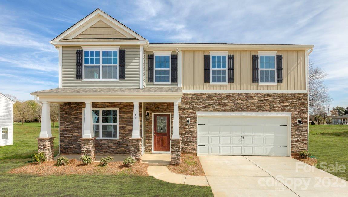 This double-story home offers a charming & functional design, perfect for those seeking comfortable & accessible living space. This home features four bedrooms, three & a half bathrooms & two-car garage. Upon entering the home, you’ll be greeted by an inviting foyer that integrates the living room, dining area, & gourmet kitchen, creating an airy feel. The chef’s kitchen is complete with top-of-the-line appliances, large countertops, ample storage space, & walk-in pantry. The primary suite serves as a peaceful retreat, offering an ample bedroom space, en-suite bathroom with a dual vanities & a large walk-in closet. The additional three bedrooms are designed with comfort & privacy & share access to secondary bathrooms. The loft is a versatile space that could be transformed into a media room, office space, home gym, or customed to fit your needs. With its thoughtful design, spacious layout, & modern conveniences, the Columbia is sure to exceed your expectations. Schedule a visit today!