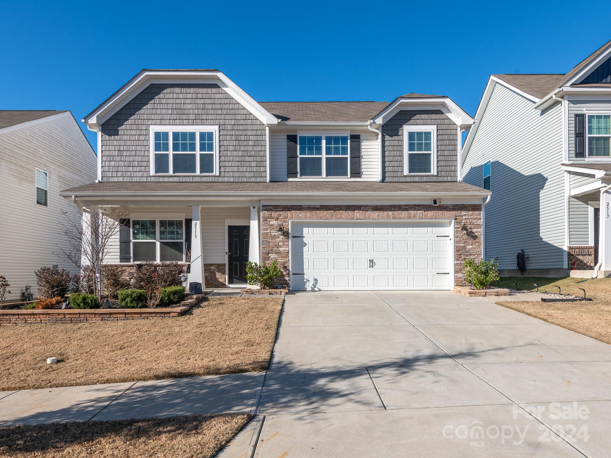 Incredibly spacious like-new home in extremely family friendly Walnut Creek Community just outside of Downtown Waxhaw area. If you're looking for year around fun, this is the home for you! With endless amenities including outdoor pool, picnic area plus multiple playgrounds & game fields, this neighborhood is sure to entertain the family all summer long. Home has unique features throughout to make living more luxurious including automatic blinds & gas fireplace, Brilliant smart home light switches, automatic sprinkler, wireless garage door & wireless water shut off. Outside updates include professional landscaping for privacy in future years, a fully enclosed back porch/sunroom area, plus lower backyard retreat w/ relaxation area & fire pit perfect for quiet evenings. Home is just over the SC state line putting you in a great school district while just 10 minutes to the local shops & restaurants in Downtown Waxhaw. Come see the endless interior charm & outdoor amenities for yourself!