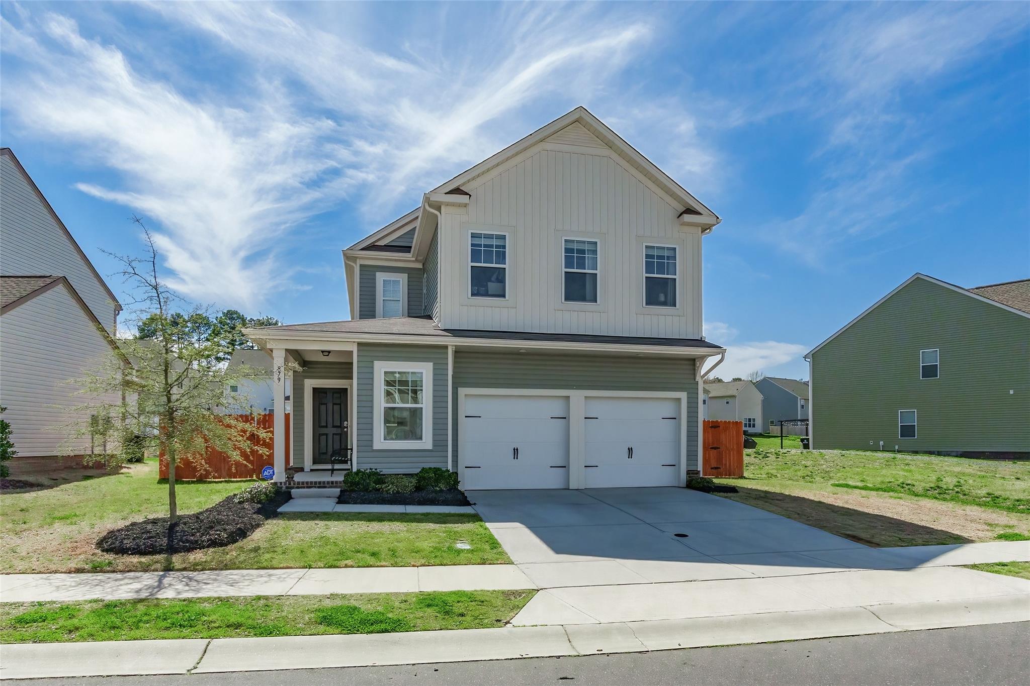 Well appointed home in desirable location of Roddey Park. Charming floorplan with designated office/flex space on the main level. Beautiful archways and 10' ft ceilings on main add a more custom finish. Open Great room/ Kitchen with granite work island with farmhouse sink.  Located off the Kitchen are is the breakfast nook and the drop-zone are some of our favorites features! All bedrooms are on the upper level along with a large loft and both full bathrooms all have tile flooring. The gazebo is not fixed and is negotiable to stay if desired.