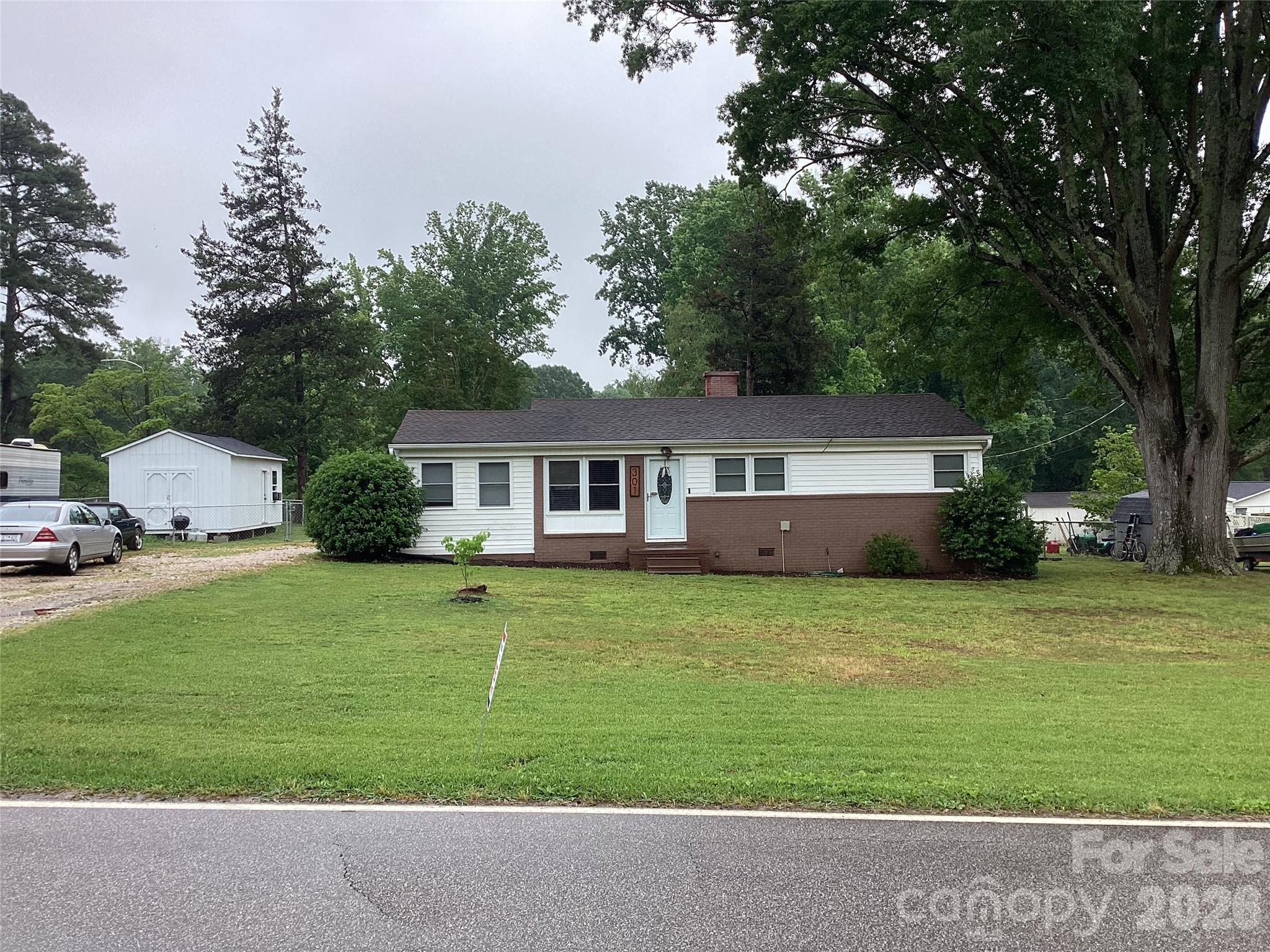 A nice home in the well-maintained neighborhood of Forest Hills in York.  This 3BR/1BA has been mostly renovated and is located on a spacious corner .44-acre lot, and near everything York has to offer.  A new HVAC unit has been ordered and to be installed before closing.  Fenced rear yard, new built-in-place 12x24 storage/office outbuilding, and an approx. 16x16 rear deck are a few other features. Will make a great first home or last home!
