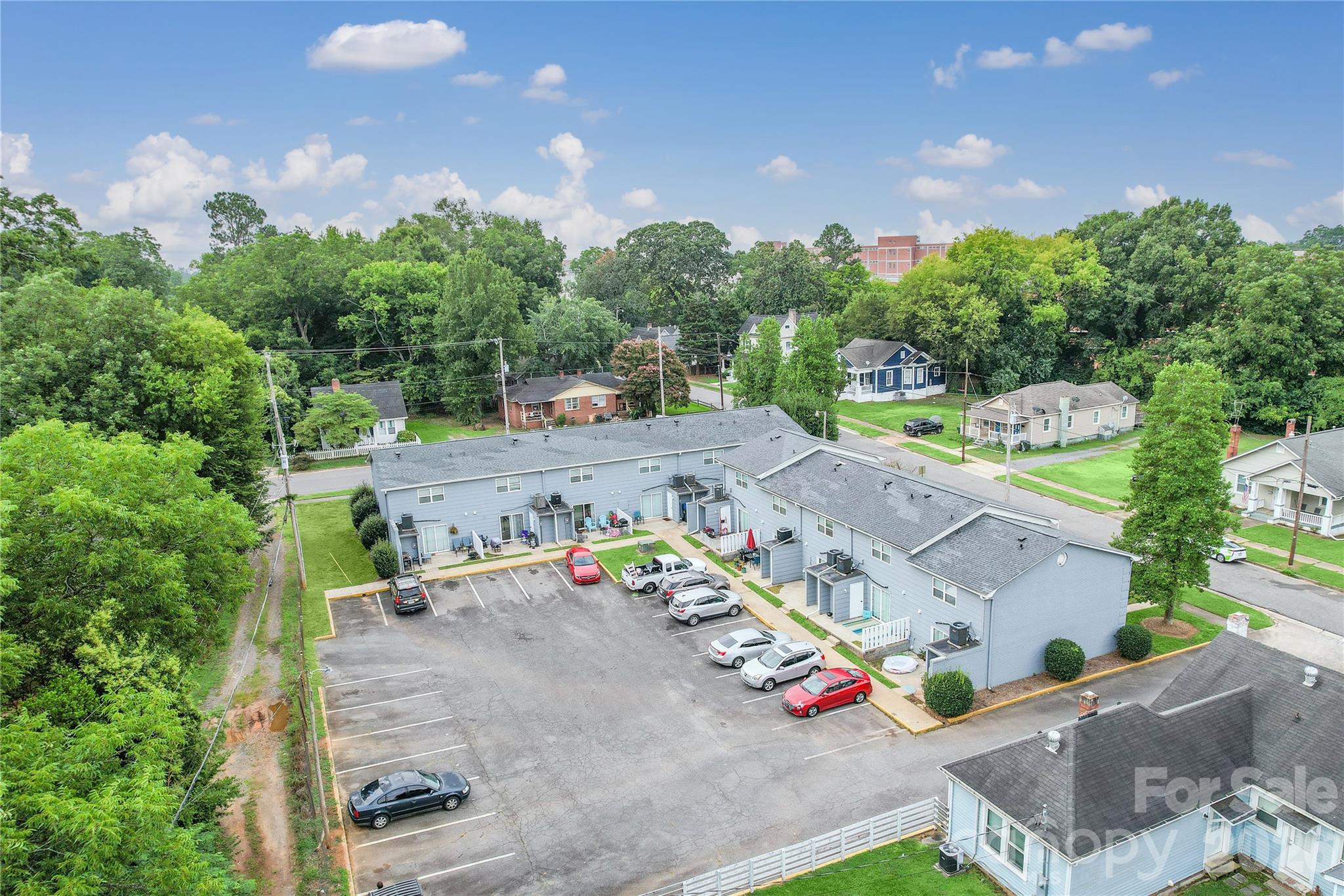 The property is in a prime Downtown Rock Hill location, one block from Winthrop University and The Thread, surrounded by new development. All floor plans are 1,164 sf townhomes with 2 bedrooms and 1.5 bathrooms. Current ownership invested $150,000 into capital improvements since 2020, including renovations to 9 of 11 unit interiors. Roofs and most HVACs are new. There is an existing FNMA loan which is assumable to incoming buyer with the following terms: $1,214,000 loan amount, 5.5% fixed rate, IO until April 2028, then P&I payments at 30 year amortization until April 2033.

CALL FOR OFFERS 04/21