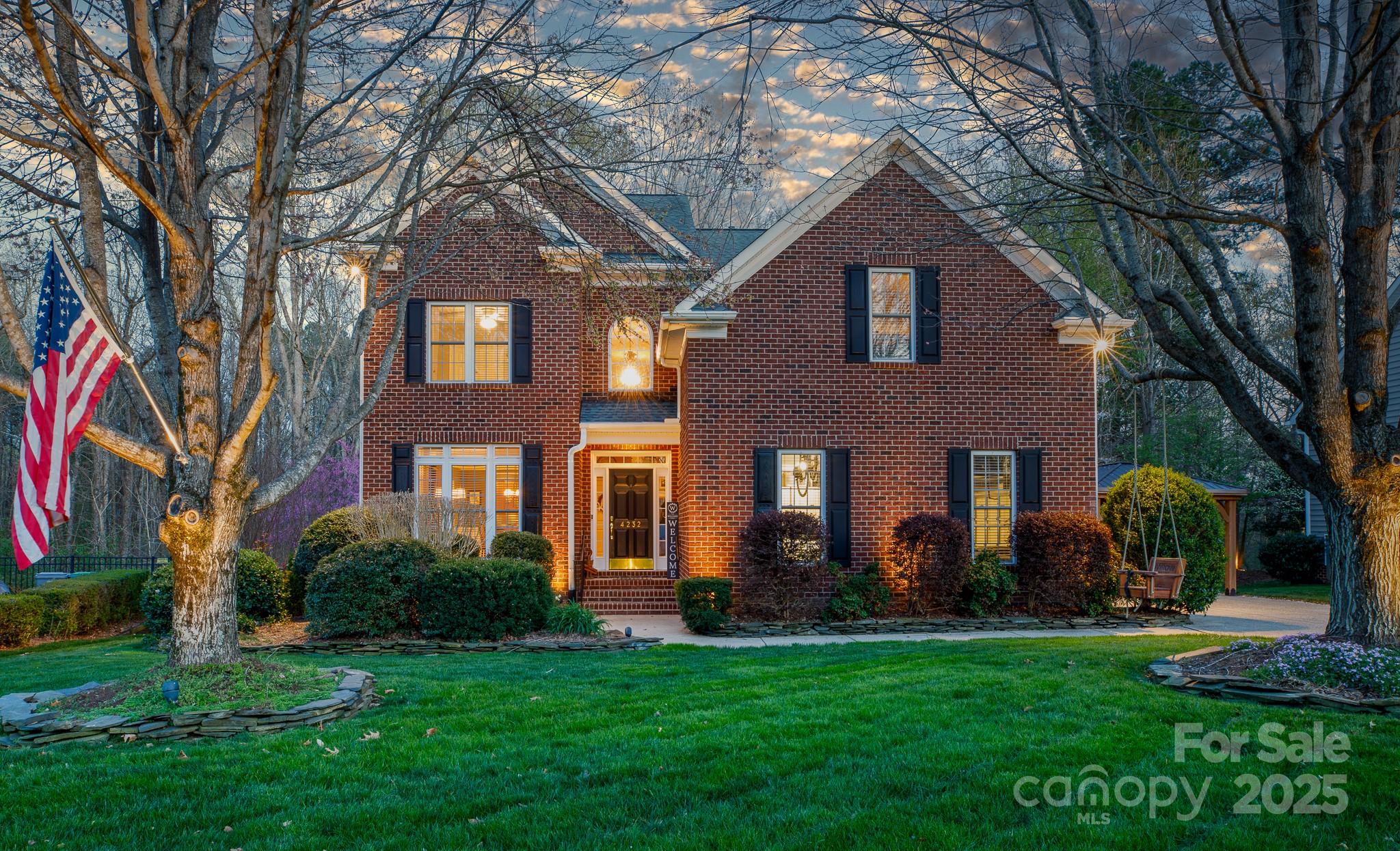 PRISTINE Condition! Back Yard PARADISE! PREFERRED Community! Spacious 5 BR,3 BA home has a space for everyone-meticulously maintained! Beautiful oak hardwoods exude quality the moment you enter. Main level is great for entertaining-flex space/library w/ lots of windows.  Nice flow w/large dining rm, kitchen has loads of cabinets, wk island, granite, breakfast, family room w/ grilling deck.  On main level is a guest room (currently used as an office) w/ full bath. Upstairs has 4 more bedrooms plus a huge bonus/theatre room. Primary suite is spacious, huge walk in closet and large ensuite bath with jacuzzi style tub. Home enjoys lots of natural light and nature scenes out back. The yard features professionally maintained lawn, new fenced back yard, blue tooth controlled irrigation,accent lighng front/back.  Back yard view wooded w/ fire pit,natural gas line on deck for grill. Tankless water heater and workbench in garage.  2 electric charging stations are negotiable. Under home storage.