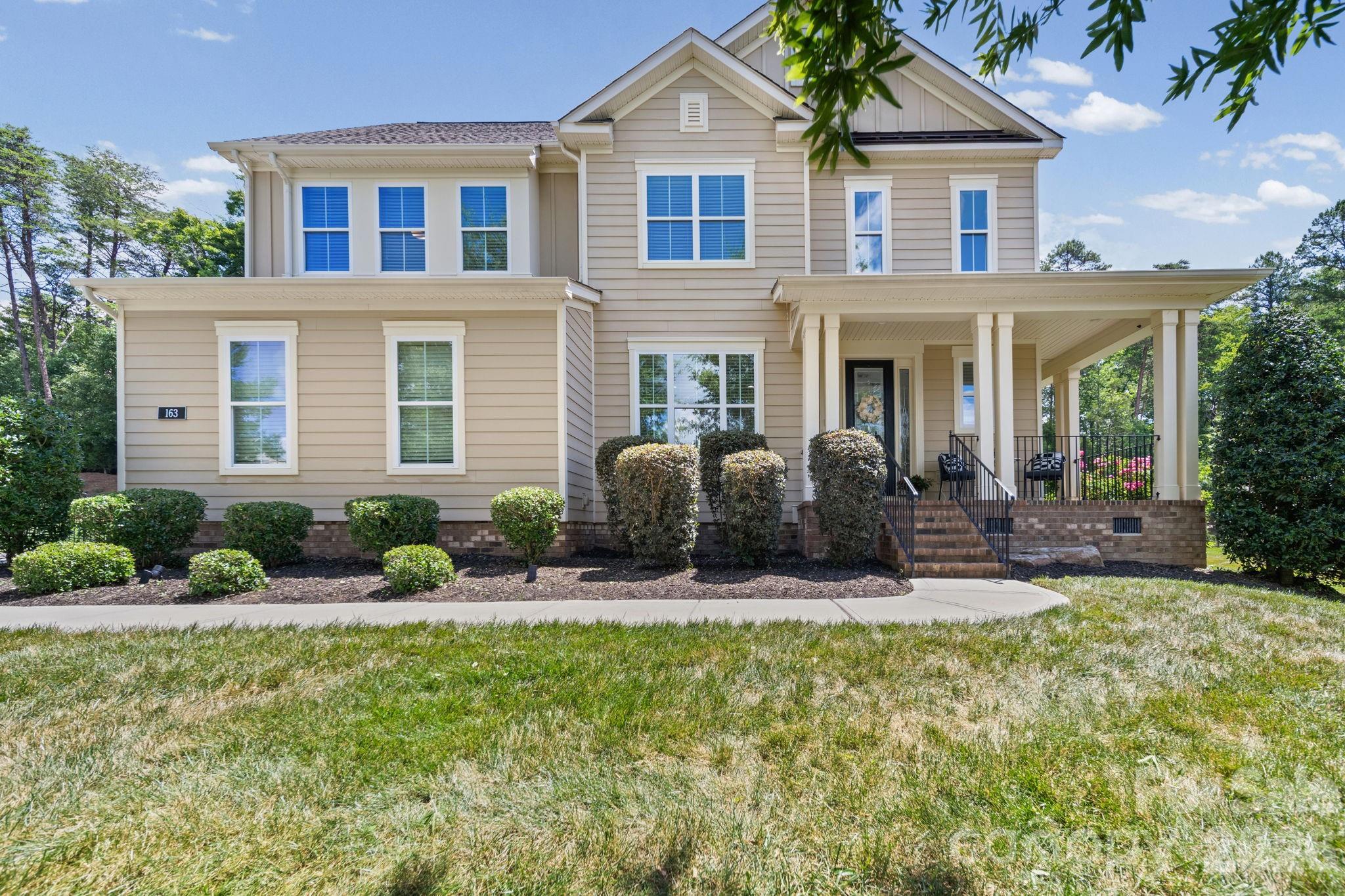 Located on a private half-acre homesite in highly desirable Forest at Fort Mill, this beautifully updated home blends modern comfort with exceptional indoor and outdoor living. Recent improvements—including fresh interior paint, new carpeting, a widened driveway, added walkway, enhanced landscaping, and newly planted privacy trees—complement an inviting, light-filled floor plan designed for today's lifestyle.

The main level features a private guest bedroom with a full bath, a dedicated home office, and a spacious dining area filled with natural light. At the heart of the home is a well-appointed chef's kitchen with a large granite island, abundant cabinetry, gas cooktop, double ovens, and generous workspace that flows seamlessly into the main living area.

Upstairs, the spacious primary suite offers a peaceful retreat with a luxurious en-suite bath and an oversized custom walk-in closet. Two additional bedrooms, a generously sized loft, and a hall bath with dual vanities provide flexible space for family, guests, hobbies, or a second living area.

Step outside to your own backyard oasis. The fully fenced yard showcases a custom heated saltwater pool with an attached spa, expansive paver patio, fire pit, and screened porch—creating the perfect setting for relaxing or entertaining year-round.

The oversized three-car garage offers 2 EV charging stations.  Located in one of Fort Mill's most desirable communities, this home offers the perfect blend of comfort, functionality, and resort-style outdoor living.