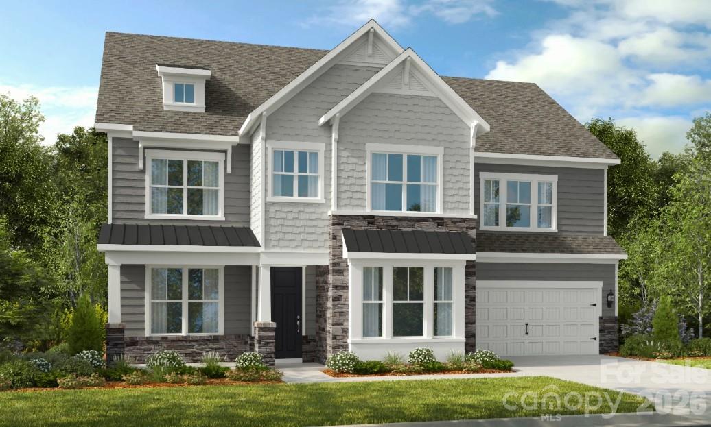 New Construction – July Completion! Built by Taylor Morrison, America’s Most Trusted Home Builder.
Welcome to the London at 1133 Sugar Creek Road in Estates at Sugar Creek! This spacious floor plan offers a well-balanced layout designed for comfort and flexibility. The first floor showcases a private study, a guest suite with an ensuite bath, and a gourmet kitchen that opens to the casual dining area and great room, where a gas fireplace creates a warm gathering space. Additional windows at the formal dining room and casual dining area bring in abundant natural light, while covered outdoor living extends the entertaining space outdoors. Upstairs, the primary suite features a tray ceiling and a spa-inspired bath, complemented by secondary bedrooms, an additional ensuite bath, a game room, loft, and convenient laundry. Enjoy easy access to I-77, I-485, and Highway 521, plus the highly sought-after Ballantyne Bowl with new restaurants and lively community events. Your new home is also surrounded by natural beauty, with nearby Carolina woods, scenic parks, beautiful golf courses, and more. Additional Highlights Include: gourmet kitchen, dual tankless water heaters, gas fireplace at great room, additional windows at formal dining room and casual dining area, covered outdoor living, study in place of flex room, first floor guest suite with ensuite bath in place of tandem garage, additional ensuite bath upstairs, game room, 4' garage extension, tray ceiling at primary bedroom. Photos are for representative purposes only. MLS#4376728