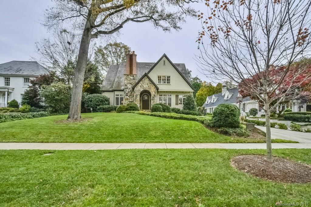 Beautiful English cottage built in 2001. Elegant in style and flow, w/ the charm of an older home. Master on main w/ his & hers closets & sophisticated bath. Beautiful dining room, lovely study/living room w/ fireplace, large family room w/ fireplace, gorgeous, timeless kitchen & separate breakfast area. 3 more beds up & a large media/play room w/ a fireplace. Cozy covered porch w/ a 4th fireplace, private, lush yard. Detached 2 car garage. Whole house generator & electric gate across driveway.