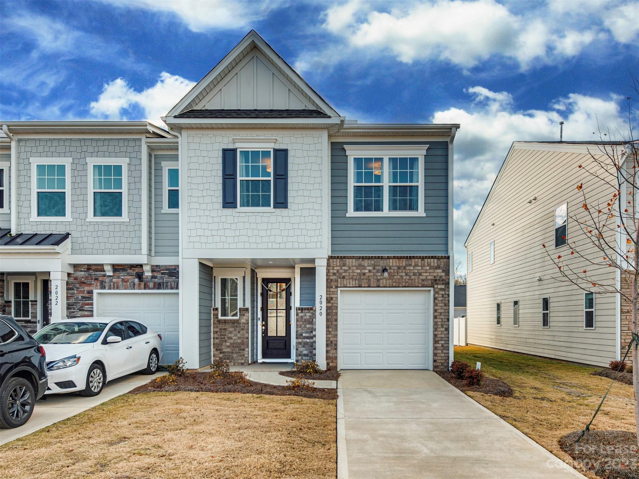 New 3BR, 2.5BA, 1867 sqft townhome in Farmington available! Open floor plan, chef's kitchen, 1-car garage. Upper level: master bed with shower, walk-in closet, loft, 2 beds, full bath, and laundry. Kitchen: brown cabinets, quartz, stainless appliances, tile backsplash. Walk to shops and restaurants in mixed-use Farmington development. Close to I-485 and Rocky River Rd. Rent includes refrigerator, washer, dryer, lawn maintenance, HOA fees. Tenants pay water, gas, electricity. Minimum 1-year lease; no short-term or sub-leasing allowed. Application process for tenants 18 and over. Don't miss this opportunity!