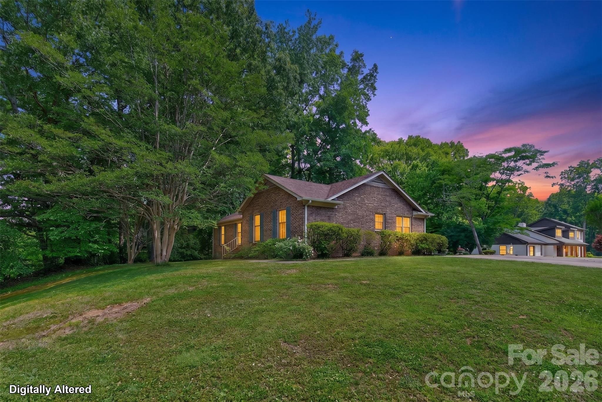 Wonderful 3-bedroom 2-bath, full brick, ranch home in sought-after Fort Mill.  This meticulously maintained home in the secluded neighborhood of Whiteville Park is perfect for the first-time home buyer or the downsizer who is looking for a maintenance-free exterior, mature lawn, and oversized corner lot.  The kitchen has granite countertops with stainless steel appliances.  Hardwood flooring in the main living area, fireplace in the family room, formal dining area, and eat-in kitchen as well. The primary bedroom has an en-suite bath. Beautiful ceilings in the home give it a sophisticated feel.  Great back deck with Trex-style flooring.  Roof replaced in 2024.  HVAC is maintained under a service plan.  Great Schools.  Traffic in the neighborhood is minimal.  If you don't live there, you may not know the neighborhood exists.  Perfect for the privacy you are looking for in a home.