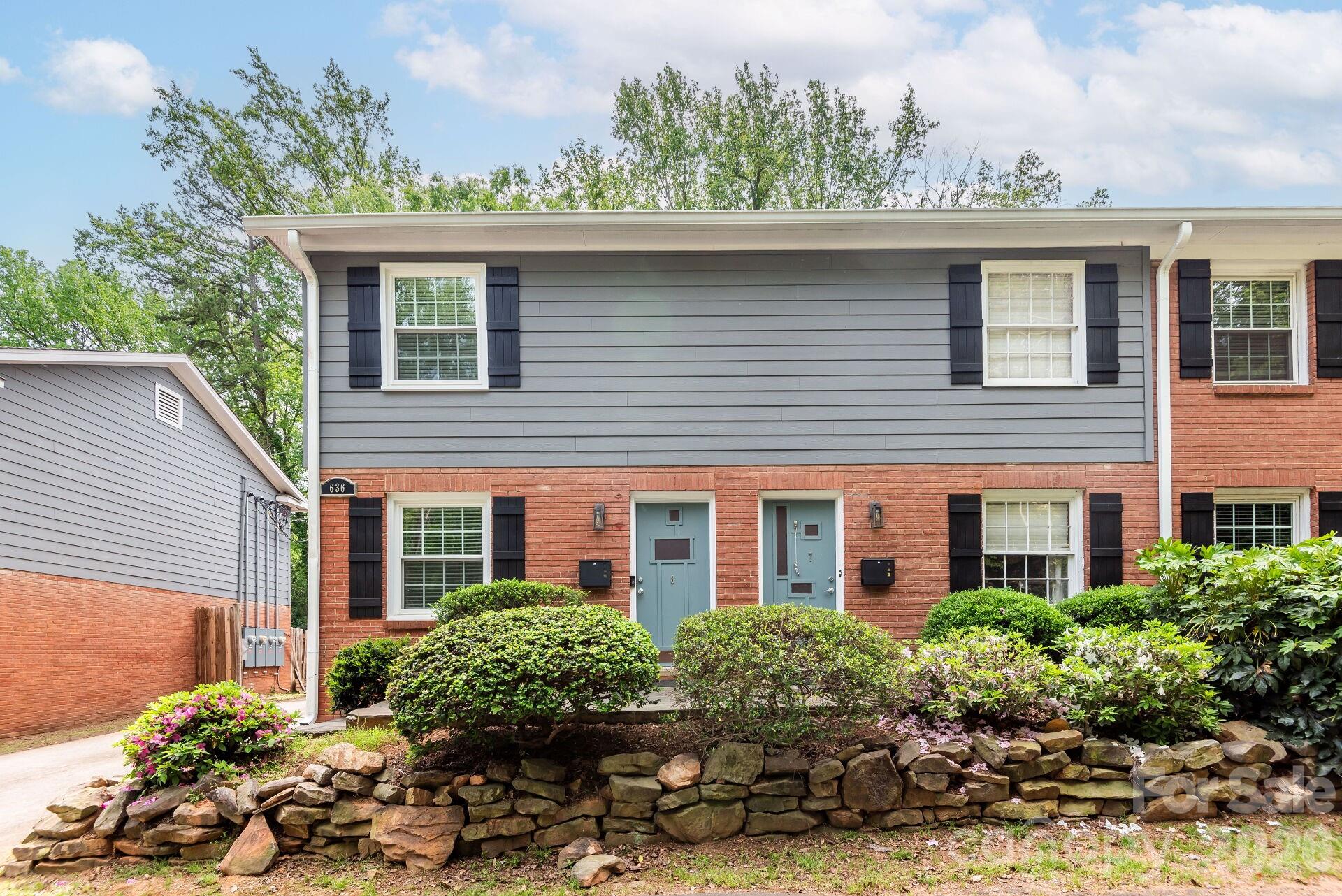 Updated, move-in ready, and minutes from Plaza Midwood, NoDa, and Uptown, this 2-bedroom, 1.5-bath condo in Birch Landing offers an ideal blend of value and location. The main level features an open living area with modern concrete floors, a half bath, and a functional kitchen with stylish butcher block countertops. Upstairs, you will find two spacious bedrooms and a full bath. A private back deck provides a perfect spot to relax or entertain. Key updates include the HVAC (2022) with warranty through 2027, upstairs LVP flooring (2022), hardwood stairs (2022), windows (2025), main water shut-off valve (2024), dishwasher (2024), and exterior electrical meter (2025). The community is completing parking lot resurfacing this summer!! Ideal home for first-time buyers or investors, this low-maintenance condo offers strong upside in one of Charlotte’s fastest-growing areas.