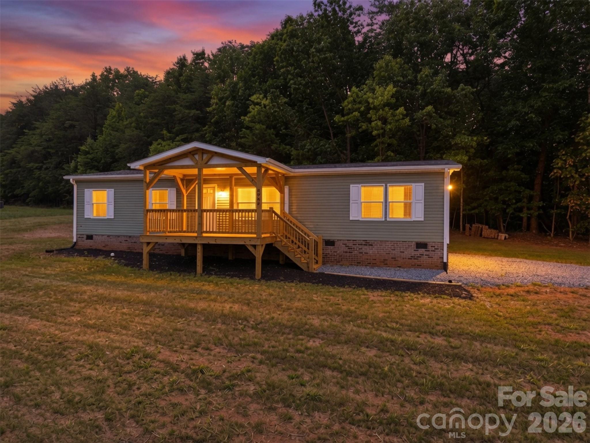 BRAND NEW 2026 MOVE-IN READY home situated on a spacious .89+/- acre lot! Conveniently located in Burke County, this 3-bedroom, 2-bathroom home offers the perfect combination of modern comfort, functionality, and affordability. The inviting open floor plan features generously sized bedrooms, a spacious living room, den, and a well-appointed kitchen with an adjoining dining area—creating the ideal space for everyday living and entertaining. The kitchen comes complete with brand-new appliances backed by manufacturer warranties, while the brand-new HVAC system provides efficient year-round comfort. Relax on the covered front porch and enjoy the peaceful surroundings. Situated on nearly an acre, this property offers plenty of outdoor space while remaining conveniently located to nearby amenities. USDA and VA eligible with 100% financing options available for qualified buyers, this home also includes a 1-year manufactured home warranty, providing added peace of mind.