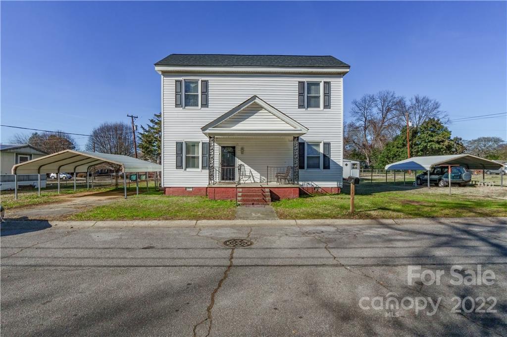Endless potential awaits in this cute 1.5 story near downtown Chester! Sitting on a double lot, there is plenty of yard space, 2 carports, and an outdoor shed. A warm and inviting downstairs has 3 bedrooms and 1 full bathroom, while the unheated upstairs bonus space can be used as storage, flex space, or converted into living space. This home is ready to be made yours!** Motivated seller!