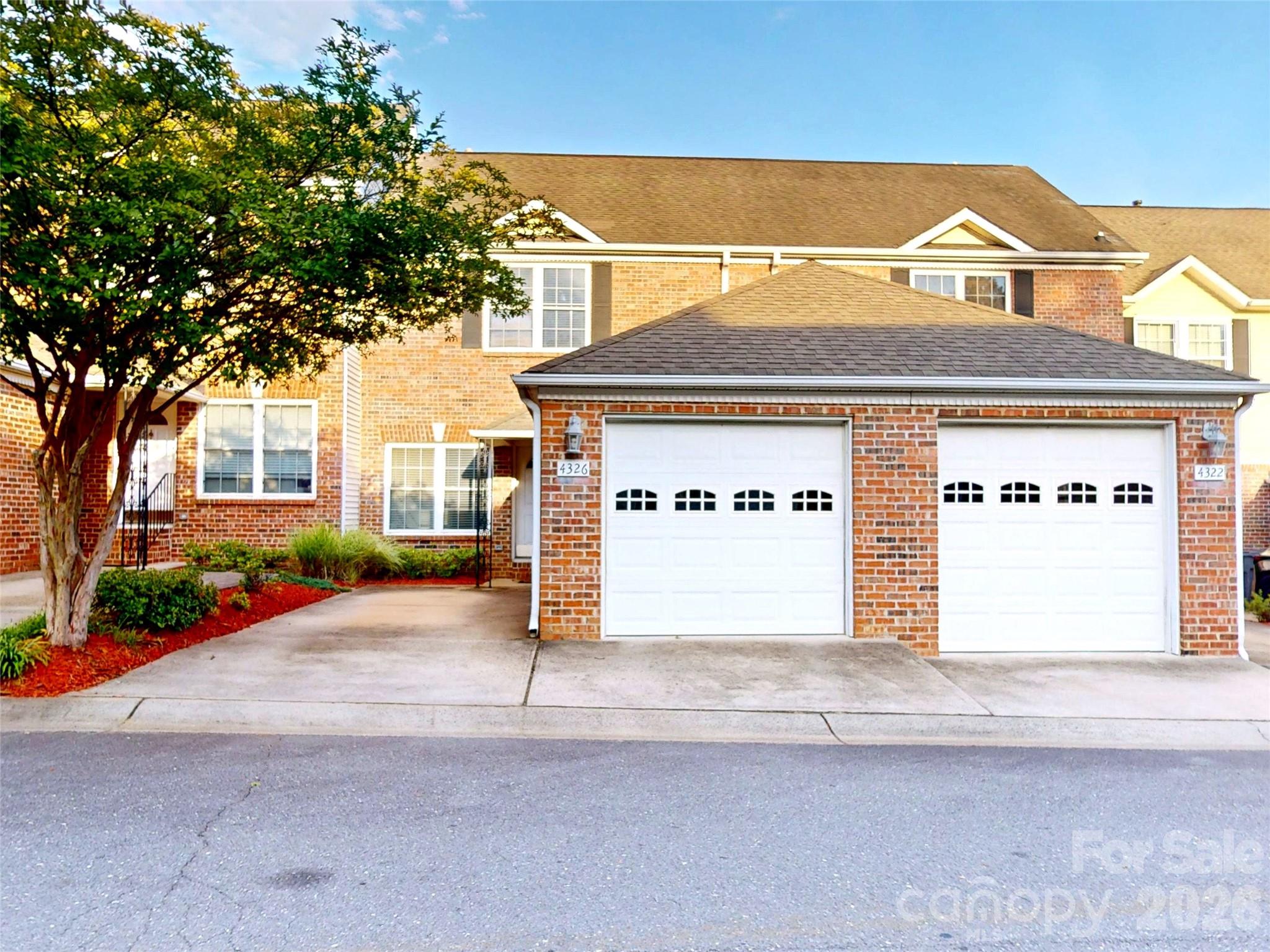 Welcome to this move-in ready 2-bedroom, 2.5-bath brick townhome-style condominium in the desirable Adare community. Freshly painted throughout, this home offers a clean, updated feel and a functional open-concept floor plan designed for comfortable everyday living and easy entertaining. The spacious primary suite features a large en-suite bath with dual vanities, while the generously sized secondary bedroom is served by a separate full bathroom. A convenient half bath on the main level is perfect for guests. Enjoy the convenience of an attached one-car garage, a private rear patio, and the low-maintenance lifestyle this community provides.
Ideally located in Charlotte's desirable Steele Creek area, you'll enjoy quick access to I-77, I-485, Charlotte Douglas International Airport, Uptown Charlotte, Topgolf, Carowinds, shopping, dining, and everyday conveniences. This home offers an outstanding combination of location, value, and lifestyle. Residents enjoy community amenities including a clubhouse & outdoor pool.