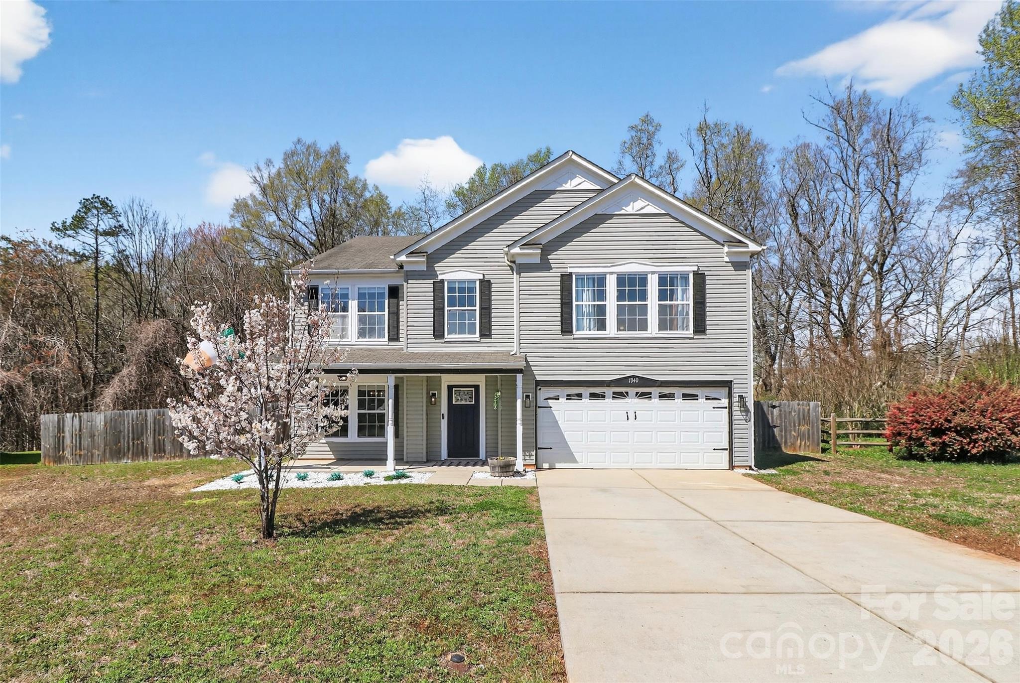 Clean and well kept home in the Irish Downs subdivision, check out the price per square foot! All this home for so little.  This home is full of great features on a private cul-de-sac lot with a pond view!  Walking in the large floor plan flows from the large formal living room/dining room (being used as an office) to the family room complete with a gas fireplace!  All of this overlooks the large fenced back yard.  The oversized kitchen is perfect for entertaining or quiet nights in with family and friends.  The drop zone doubles as a large pantry that leads to the 2 car garage!  Upstairs you fill find the oversized primary suite that is sure to please! There is plenty of room for a large bed plus sitting area and more!  The en-suite bath features a large shower and great walk in closet! The bonus room is massive and a great place for a movie room, work out area, home office, play room and more!  Next to the bonus room is the dedicated laundry room complete with tankless water heater!  The two additional bedrooms are a great size and share a lovely bathroom.  Walking outside you get the full effect of the great fenced lot overlooking the common area and then to the neighbors pond.  All of this and so much more!  Check out the schools and proximity to Historic downtown Clover!  Within USDA overlay, ask your lender about no down payment financing options.