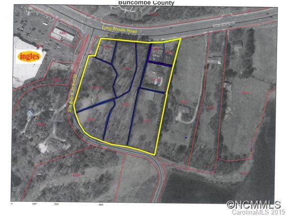 Great commercial property on Long Shoals Road.  Property is excellent for commercial development site 1/4 mi from I-26 with traffic light access.  Property includes 9 Parcels, all to be sold together as one.  9644-48-0326, 9644-48-1235, 9644-48-3139, 9644-47-2973, 9644-47-1944, 9644-38-9158, 9644-37-9953, 9644-48-4323, 9644-48-3324