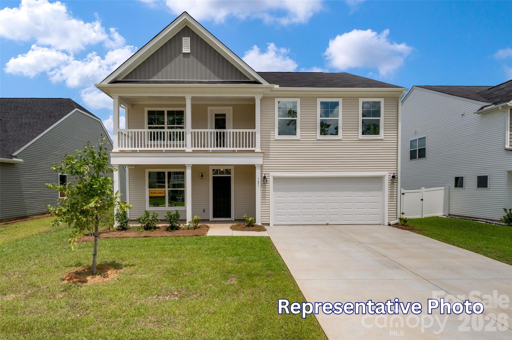 Welcome to Enclave at Riverdale, a new home community in Huntersville just minutes from Birkdale Village, Lake Norman, and Uptown Charlotte! This stunning Wilmington plan offers 4 bedrooms, 2.5 baths, a dedicated home office, dining room, loft, and more than 2,600 square feet of thoughtfully designed living space. The main level features an open-concept layout with a spacious family room highlighted by a gas fireplace with marble surround and mantle, a private office with glass door, and a designer kitchen that is sure to impress. The kitchen showcases white perimeter cabinetry, a contrasting stone-gray island, quartz countertops, designer tile backsplash, under-cabinet lighting, Frigidaire Gallery wall oven and gas cooktop, stainless hood, soft-close cabinetry, and a large single-basin sink. On the upper level, the spacious primary suite offers a luxurious bath with dual vanities, quartz countertops, tiled shower with semi-frameless glass enclosure, and a rain shower head with handheld wand. Three additional bedrooms, a full bath with double vanity, loft, and laundry room complete the second floor. Additional upgrades include EVP flooring throughout the main living areas, composite stair treads with metal balusters, tray ceiling in dining room, upgraded lighting package, smart home features, and a covered rear porch with an extended patio for outdoor entertaining. Situated in a desirable Huntersville location near shopping, dining, recreation, and major commuter routes, this beautifully designed home offers the perfect blend of style, comfort, and convenience.