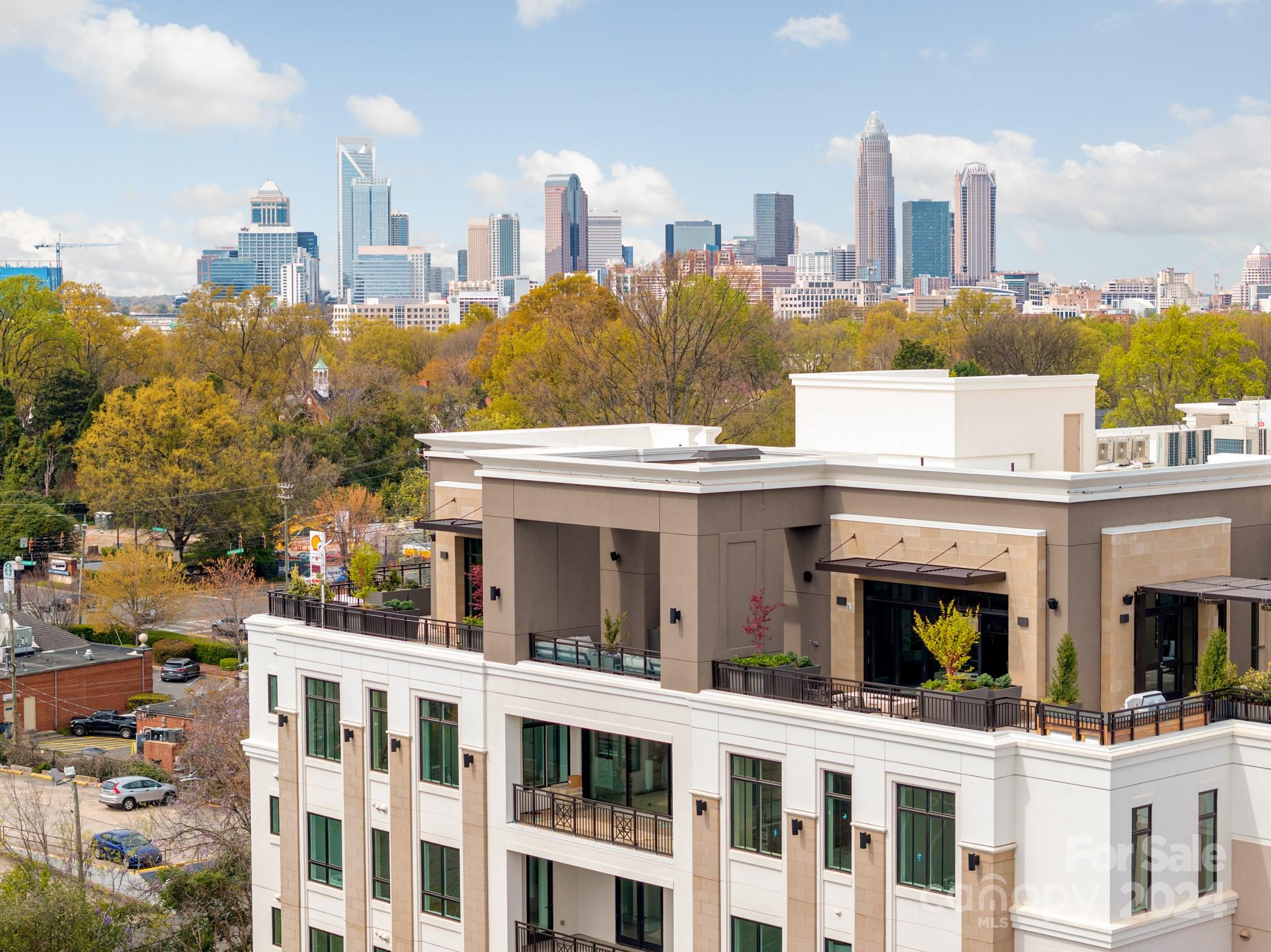 Unit 102 offers one of the largest private patios in The Regent at Eastover, Charlotte’s premier luxury condominium. Community amenities include a concierge, rooftop terrace with a fire pit and kitchen, fitness center, club room, and secured garage parking. This three-bedroom, three-and-a-half-bath residence with a dedicated office blends refined design with seamless indoor-outdoor living.  The thoughtfully designed floor plan includes expansive living areas, hardwood flooring, high ceilings, and custom finishes throughout. The gourmet kitchen features Sub-Zero, Wolf, and Cove appliances, complemented by tailored cabinetry and designer tilework. A light-filled office adds functionality, while the oversized terrace sets the stage for alfresco entertaining rarely found in condominium living.
Primary suite offers a spa-style bath, generous walk-in closets, and direct access to the outdoor space. 
A rare opportunity to own the final residence in one of Charlotte’s most iconic addresses.