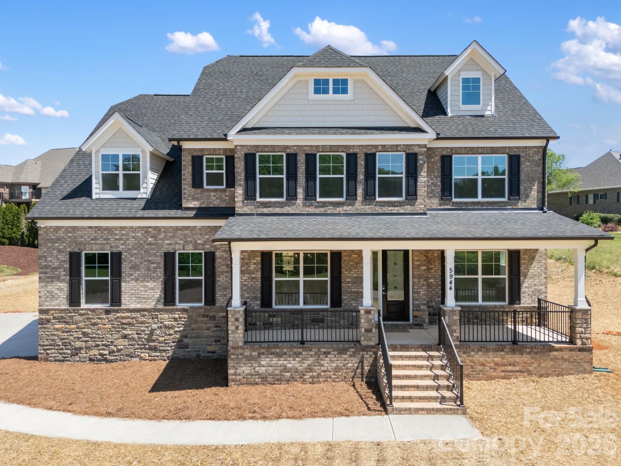 Experience refined luxury living in this brand-new custom home, thoughtfully designed with high-end finishes, premium upgrades, and exceptional attention to detail in a desirable Hickory community. Offering approximately 3,953 heated square feet, this residence features 5 bedrooms and 4 full baths, seamlessly blending elegance with functionality.
The main level showcases a gourmet chef’s kitchen highlighted by a large quartz island, upgraded cabinetry, and designer fixtures, complemented by a breakfast area, butler’s pantry with beverage refrigerator, and a spacious walk-in pantry. The open-concept living area is anchored by a fireplace and flows effortlessly into a sunroom, creating a bright and versatile space ideal for both everyday living and upscale entertaining.
A private office and a well-appointed guest suite with a full bath complete the main level, offering flexibility and convenience.
Upstairs, the luxurious primary suite serves as a private retreat, featuring a spa-inspired en-suite bath and convenient access to the laundry room. Additional bedrooms include a Jack-and-Jill bath layout and a separate guest suite with its own private bath, while a loft area provides additional living or recreation space.
The exterior is equally impressive, featuring a stunning brick and stone façade, covered front porch, and a side-load 2-car garage, all set on approximately 0.70 acres, offering both space and curb appeal.
Ideally located near local schools, this home delivers a perfect blend of luxury, comfort, and modern design.