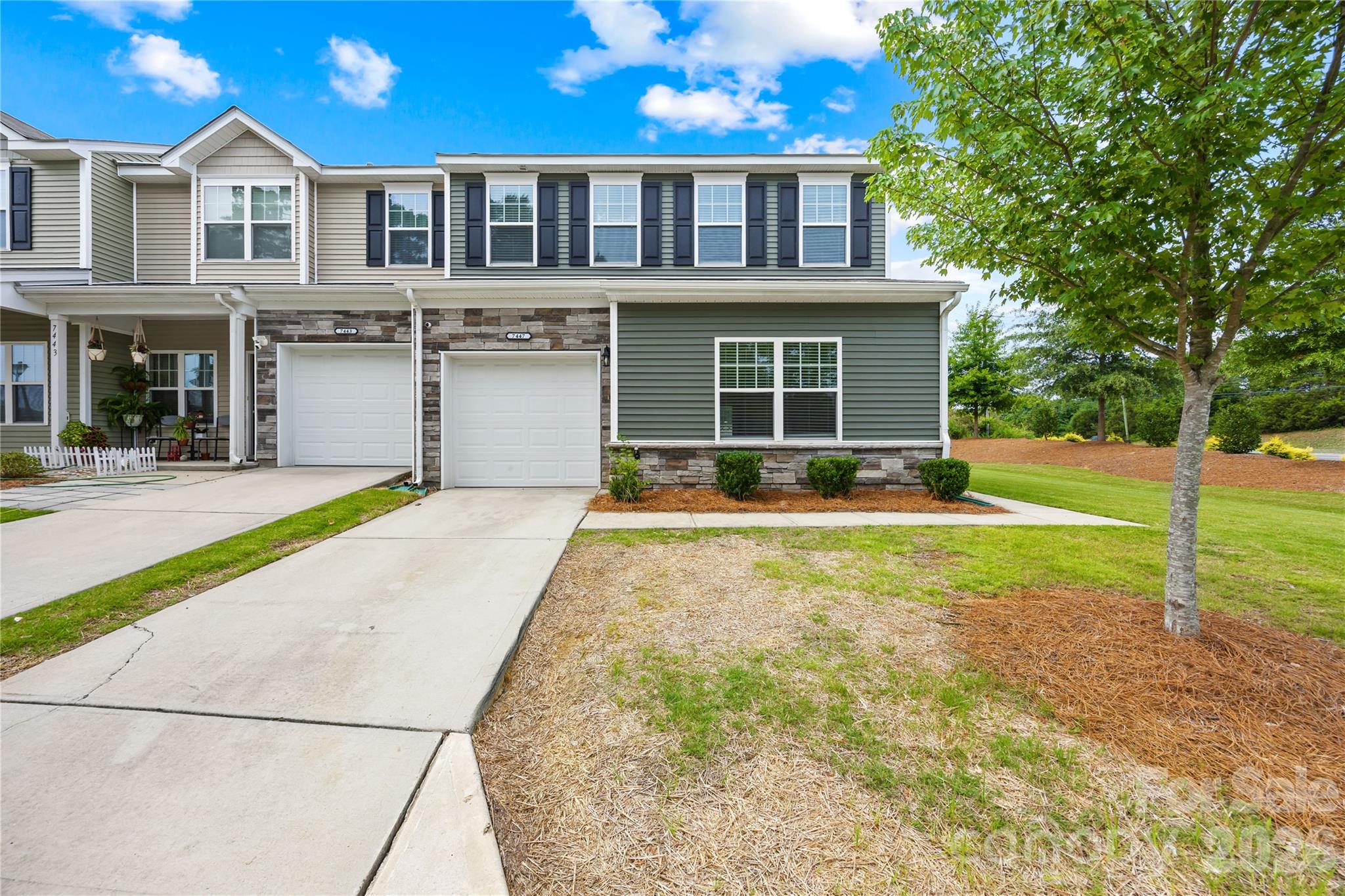 Welcome to this beautifully maintained end-unit townhome in the highly desirable McDowell Crossing community! Offering approximately 1,850 square feet of thoughtfully designed living space, this move-in-ready home features 4 bedrooms, 2.5 bathrooms, a highly sought-after primary suite on the main level, a front-entry 1-car garage, and a private fenced backyard with a patio.

Step inside to an open, light-filled floor plan designed for comfortable everyday living. The spacious living room flows seamlessly into the dining area and modern kitchen, featuring white cabinetry, granite countertops, stainless steel appliances, a gas range, a pantry, and abundant cabinet and counter space.

The main-level primary suite offers the convenience of first-floor living and includes a walk-in closet and a private ensuite bathroom. A convenient half bath for guests completes the main level.

Upstairs, you'll find three generously sized bedrooms, a full bathroom, and a dedicated laundry room, providing plenty of space for family, guests, a home office, or flexible living.

Enjoy outdoor living in the private, fully fenced backyard with a patio, perfect for entertaining, grilling, relaxing, or pets.

Ideally located just minutes from I-485, I-77, Uptown, the airport, shopping, dining, and the Fort Mill area, this home offers the perfect combination of comfort, convenience, and low-maintenance living.

Whether you're a first-time homebuyer, searching for a spacious primary residence, or looking to add a quality property to your investment portfolio, this exceptional end-unit townhome offers outstanding value in one of Southwest Charlotte's most convenient locations. Don't miss the opportunity to make it yours!