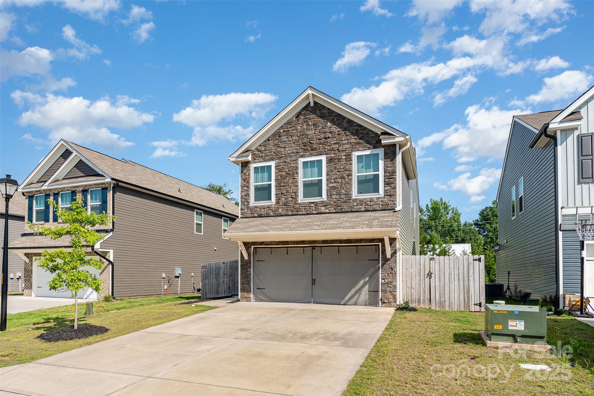 This nearly new 4-bedroom, 2.5-bathroom home was built in 2023 and offers the perfect blend of modern design, comfort, and space. With a 2-car garage, an open and functional layout, and thoughtful upgrades throughout, this home is ready for its next chapter. The kitchen opens into the main living space, creating an ideal setup for hosting guests. Upstairs, you’ll find four generously sized bedrooms, including a private primary suite with a walk-in closet and en-suite bath. Outside, enjoy the fully fenced backyard—perfect for pets, play, or simply relaxing in your own space. Located in the peaceful Austen Lakes neighborhood, you’re just minutes from charming downtown York, local schools, and everyday conveniences. Don’t miss your chance to own a like-new home without the wait of new construction!