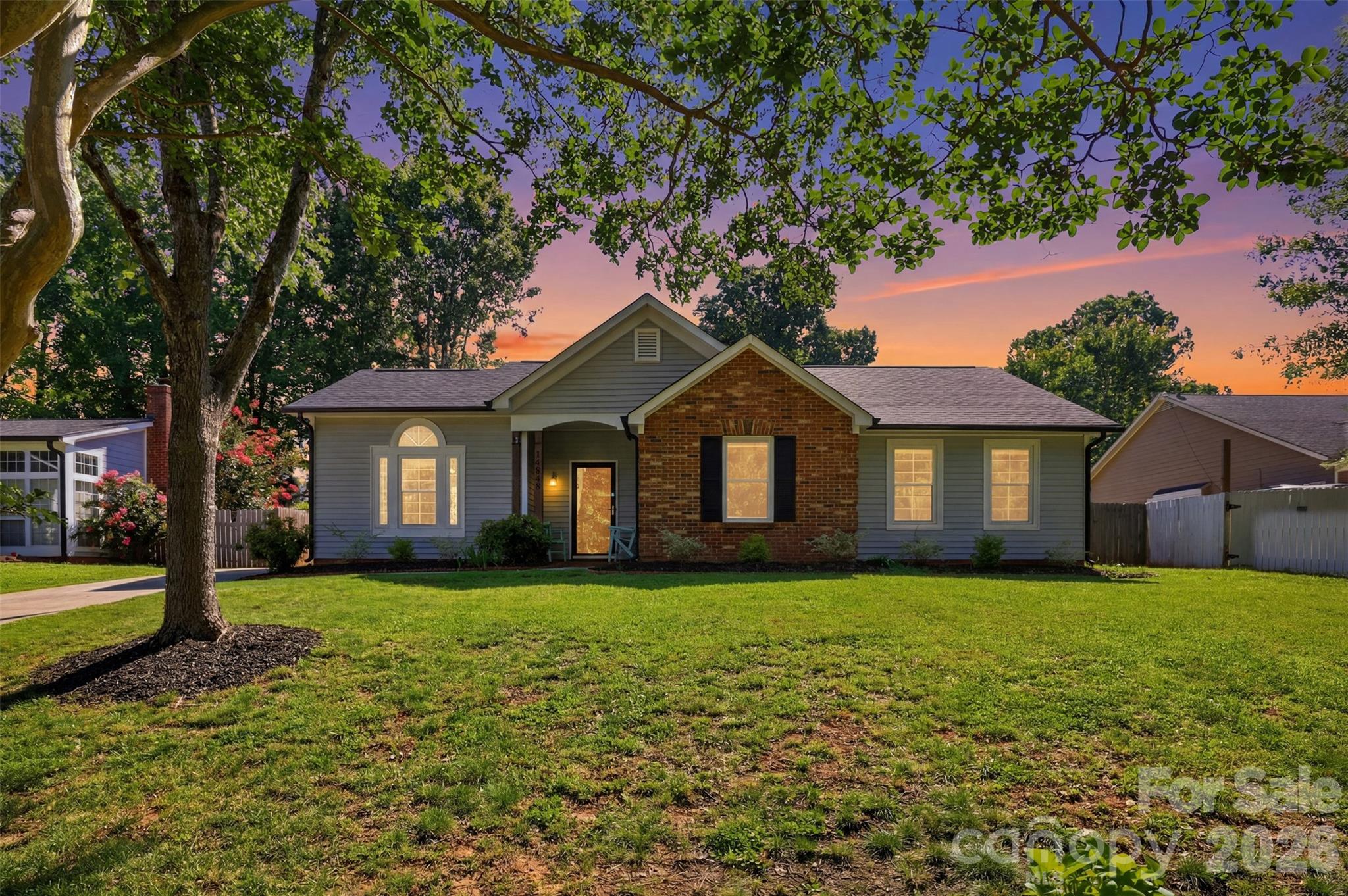 Welcome to 14848 Rothwell, a bright and inviting 3 bedroom, 2 bath home filled with natural light and thoughtful updates. The spacious living area features soaring ceilings and a cozy fireplace, creating an open and welcoming atmosphere. The kitchen showcases beautiful chopping block countertops and ample workspace for cooking and entertaining. Step outside to your private backyard retreat complete with a covered patio, in-ground pool, and relaxing spa, perfect for year-round enjoyment. Recent improvements include a new roof (2026), pool pump (2026), water heater (2025), HVAC (2020 )for added peace of mind. The recently updated landscaping enhances curb appeal, while the established neighborhood offers the benefit of no HOA. Don't miss this opportunity to own a well-maintained home with exceptional indoor and outdoor living spaces.