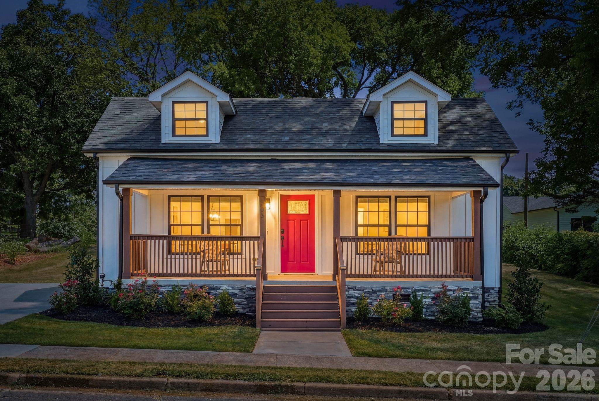 Welcome to one of the best locations in all of Fort Mill!!  Zero down and lower rates available through a USDA home loan.  Single story, open floor plan with 4 bedrooms, 2.5 bath just steps from Walter Elisia Park, home of the famous Strawberry Festival. Award winning Fort Mill Schools!! Walk to the park and downtown Fort Mill to shops, farmers market and restaurants. Huge primary suite with 17 ft vaulted ceilings, large primary bath with walk in shower and free standing tub and a walk in primary closet. 17 ft ceilings in the great room that is open to the kitchen which has a large island, quartz countertops and new stainless appliances. Large pantry. Large office/4th bedroom in addition to 2 other bedrooms with large closets. Hardi board siding. LVP throughout the house.  New wiring, plumbing, hvac, roof, windows, siding, cabinets, and all new insulation top to bottom. Nearly every thing is brand new!!