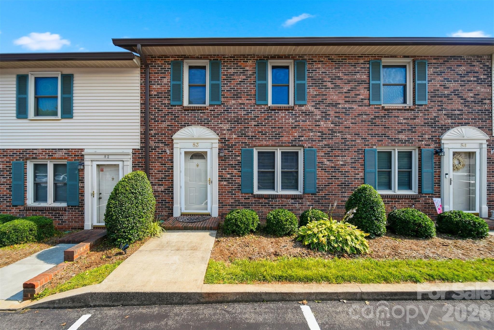Located in much sough-after location-this 3 bedroom-2.5 bath offers great investment opportunity for buyer looking to be close to Lenoir Rhyne University, shopping, dining ,medical facilities and all that Hickory has to offer! Townhome has been well maintained, neutral walls, pvc flooring on lower level, updated primary bath, heatpump -1yr.old and kitchen appliances -2 yrs old. Home has great layout with dining room, Living room with brick wood burning fireplace, ample counter space in kitchen and 3 good size bedrooms in upper level.  HOA's are $182. monthly- includes water, sewer, trash, lawn care and use of pool and common areas.