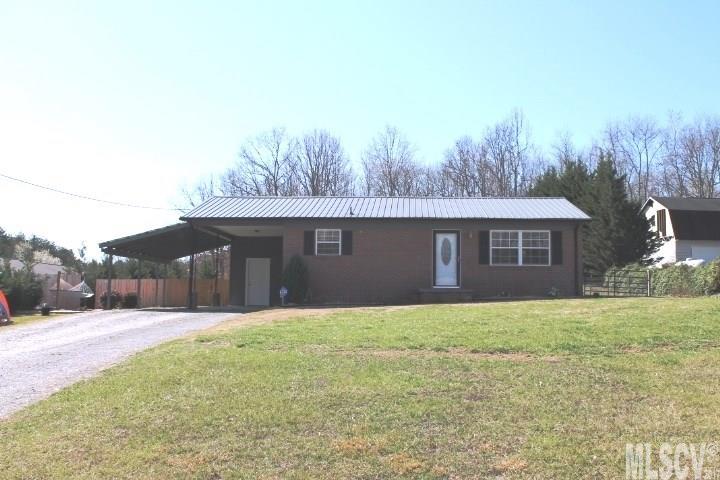 First time home buyer's dream! Completely remodeled 2BR 1BA brick ranch on nicely landscaped 1/2 acre lot. Home features new windows, heat pump, wiring, plumbing, SS electric range SS dishwasher & SS microwave, new cabinets & counter tops with tile back splash. The bath has new fixtures with tile around the tub. Beautiful refinished oak hardwoods throughout along with nice bamboo flooring, No carpet. Freshly painted inside with crown moldings. Double carport with utility/storage. The backyard is fenced with a utility building & there is a fire pit area. Must see to appreciate! Buy for less than you pay in rent. This one will not last long, call today!