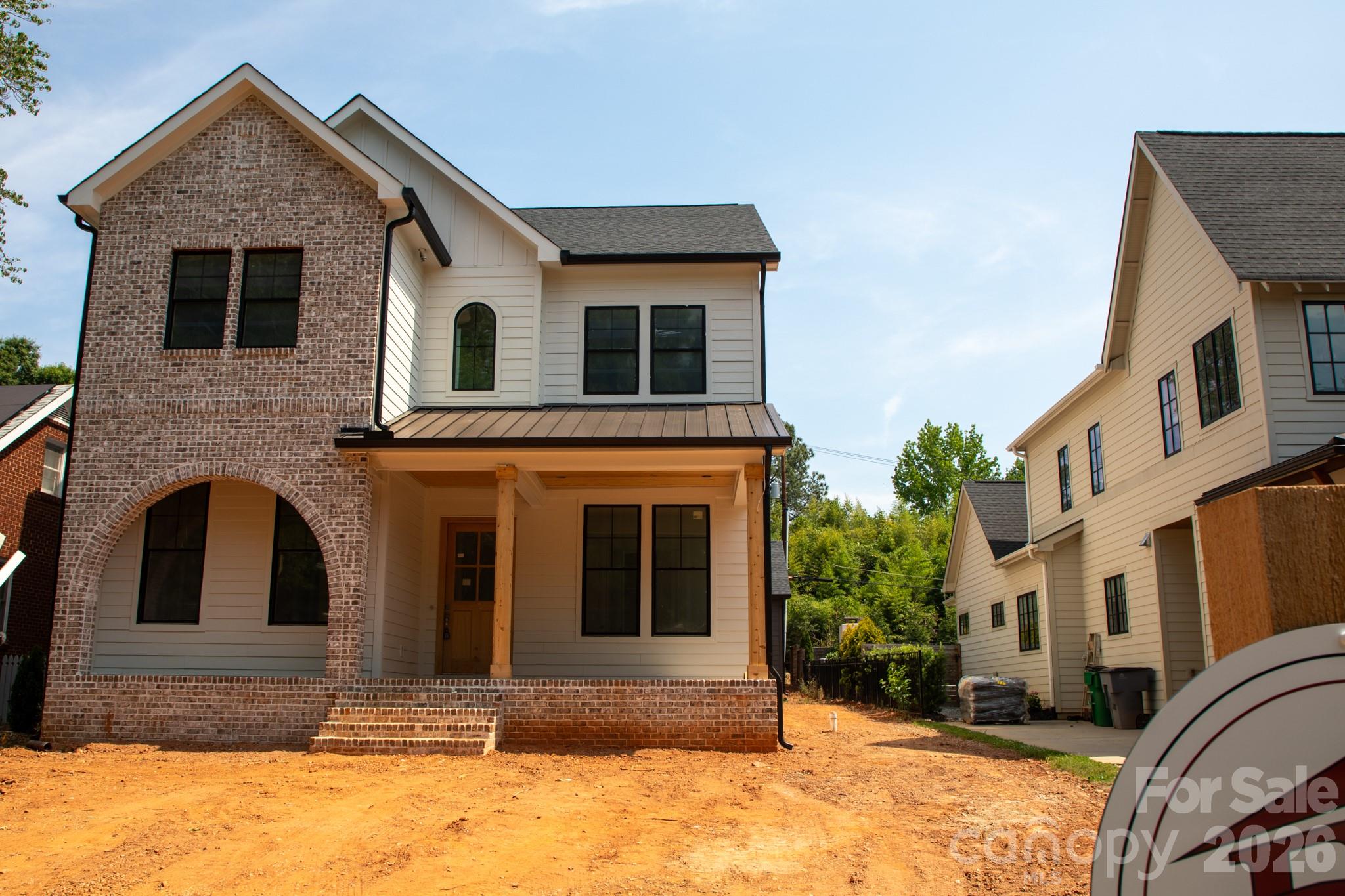 New Construction in Chantilly by Fairview Builders. Wonderful open floorplan with covered front and rear porches. Huge primary suite. Almost 4400 sq ft with 5 bedrooms and 5 baths. 2 car detached garage. Walk to Plaza Midwood and Elizabeth Restaurants or shopping. Minutes to uptown. Completion is projected for mid July.