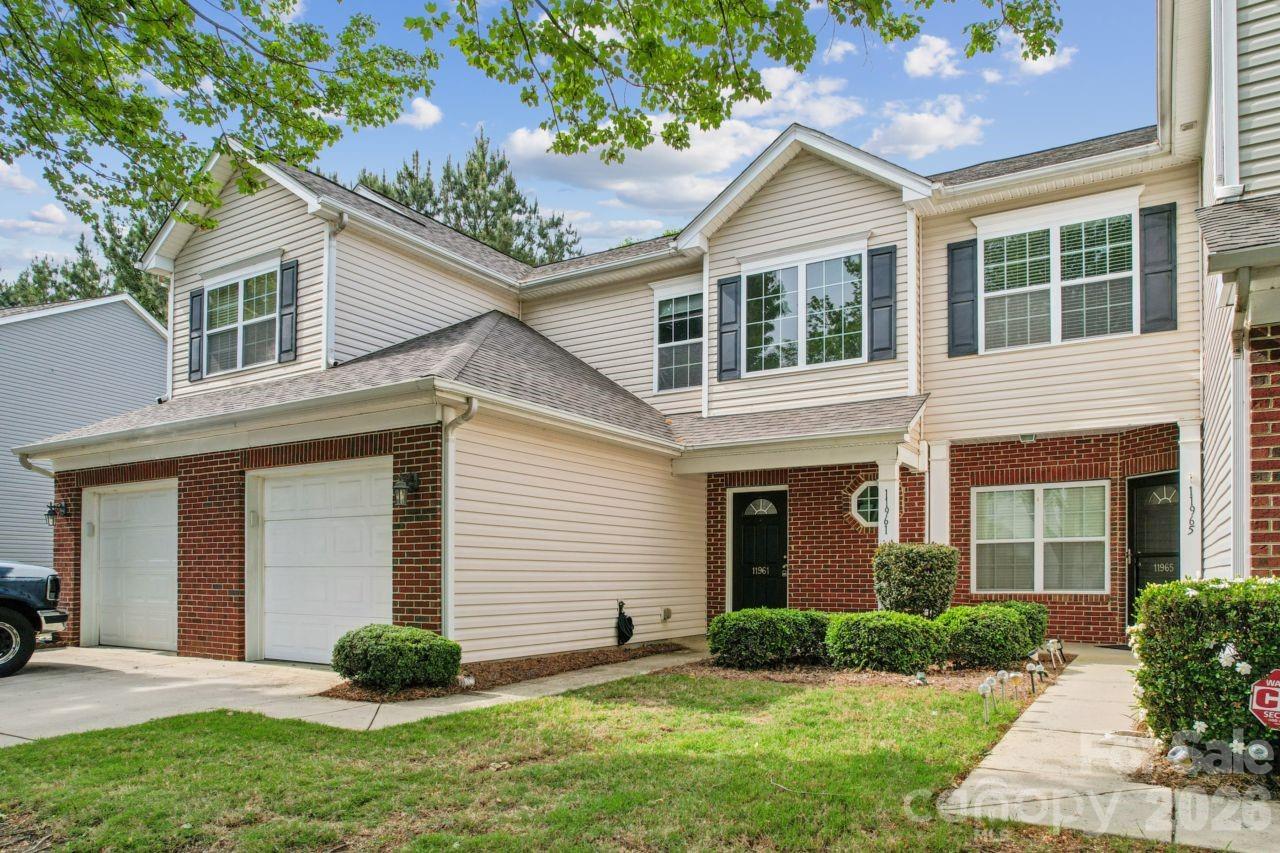Charming 2-story townhouse in Pineville’s Carolina Crossing. The main level features an open layout with a functional kitchen and half-bath, while the upper level offers two primary-style bedrooms, each with its own private full bath. Enjoy a private, rear patio and the convenience of an attached garage.  The monthly HOA dues provides low-maintenance living by including water, sewer, garbage, and landscaping, along with access to the community pool and hot tub. Prime location with quick access to I-485, I-77, and the Lynx Light Rail, and just moments from local shopping and dining. Refrigerator, Washer, and Dryer included. As well as an America's Preferred Home Warranty included.