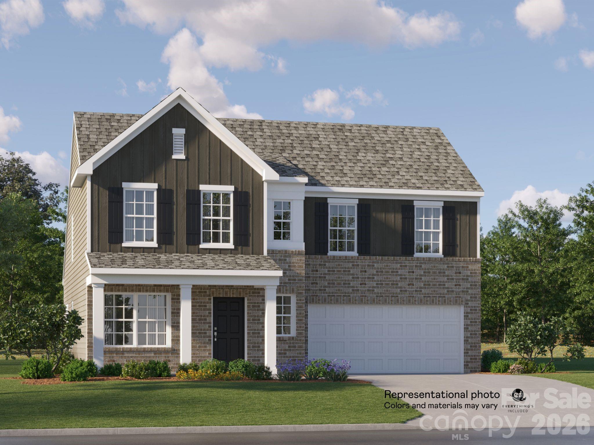 The Browning floorplan is a new two-story home features an airy layout among a first-floor kitchen with a large center island, breakfast nook and family room that’s fit for modern times. The spacious owner’s suite enjoys privacy on the main floor with a convenient full-sized bathroom. On the second floor is a large loft to provide additional shared living space, surrounded by three restful bedrooms. A two-car garage completes the home. Plus, our signature Everything's Included program means you will get quartz or granite kitchen countertops, stainless steel appliances, luxury vinyl plank flooring, and so much more at no extra cost! Creekside Cottages is located in beautiful Bessemer City in Gaston County. Residents will enjoy future onsite amenities including a playground, dog park and multiuse trails. Creekside Cottages is located conveniently nearby highways, medical facilities Crowders Mountain, Gastonia, Belmont, and Kings Mountain Golf Course.