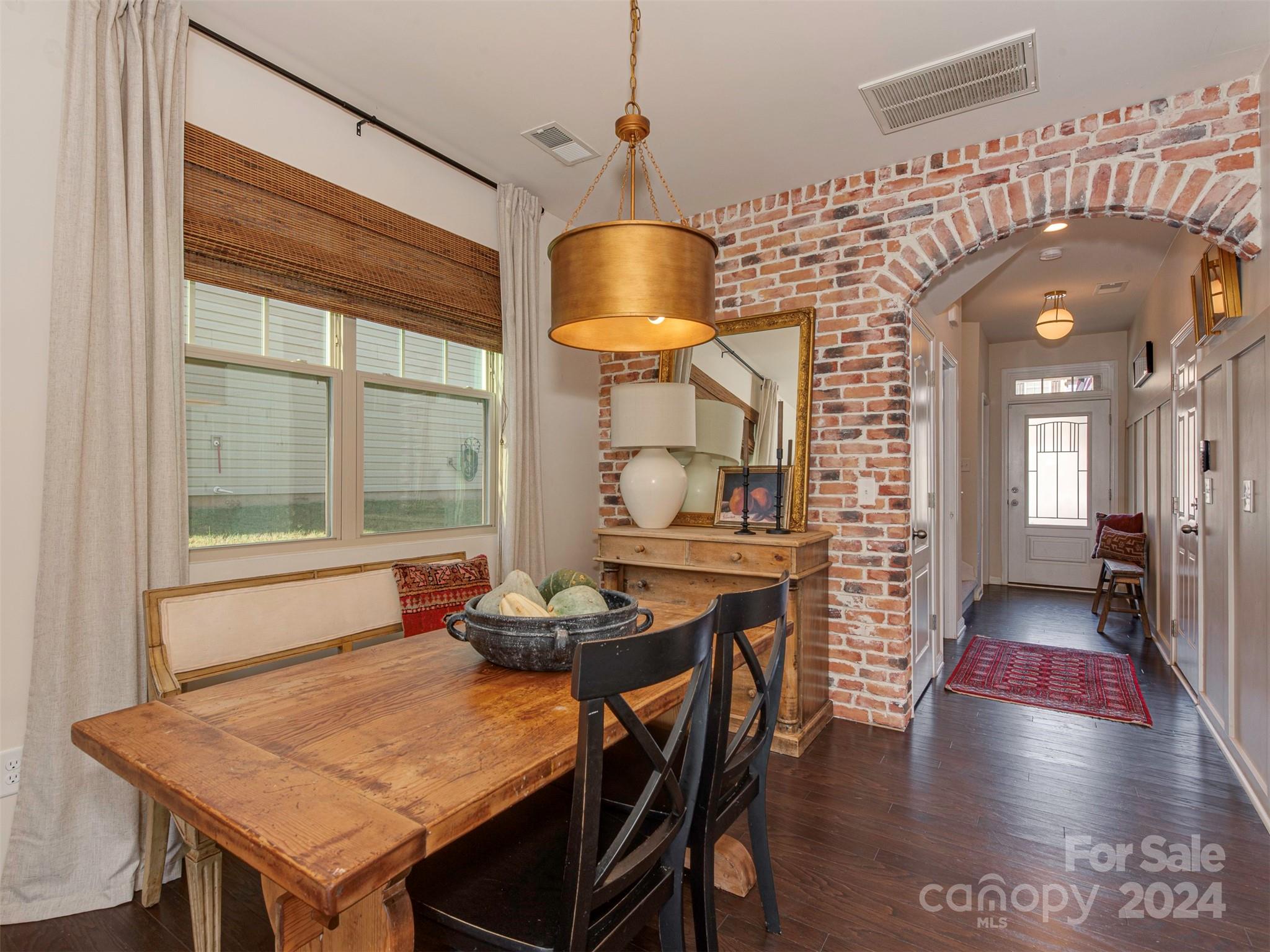 Discover a gem in Indian Land located in The Grove Community. This Bright and airy end unit townhome features 3 bedrooms and 2.5-bath.  The family room, complete with a cozy gas fireplace, flows seamlessly into the dining area, creating an inviting atmosphere for gatherings. Spacious bedrooms on the upper level with a large laundry room for convenience.  This townhouse combines character and charm with all the comforts of modern living.  Step out onto the back patio, perfect for outdoor relaxation and dining. One car attached garage. Enjoy the perks of a community pool, the ease of low-maintenance living, and a location that’s just minutes from vibrant Charlotte or the charm of downtown Waxhaw. This townhouse is perfect for those seeking a blend of convenience and lifestyle.