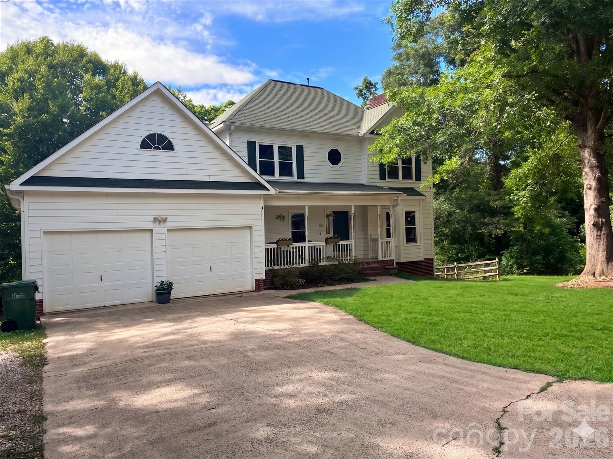 Welcome home to this spacious property on a large 0.83-acre lot in a community with no HOA. This versatile home offers a rare secondary living space in the fully finished basement, ideal for entertainment, multigenerational living, guests, or investment potential and updates such as all new double hung windows (less than 3 years old) making this a more move-in ready home for any buyer.

A covered front porch that welcomes you and a cup of coffee or warm tea on a cool morning. Walking into the home you are welcomed by the cozy living room featuring a wood-burning fireplace. From the living room, walk through the french doors onto a large wood deck that overlooks the expansive, fully fenced backyard with a fire pit—perfect for entertaining, relaxing, or enjoying evenings outdoors.

The eat-in kitchen includes recently updated cabinets and appliances, providing a fresh and functional cooking space. A spacious laundry room with mud sink built-in cabinets and abundant storage adds everyday convenience and offers electric or gas dryer hook-ups giving you more options. The staircase and upstairs carpets have just been replaced, giving the upper level a clean & updated feel along with newly refinished ceilings throughout the main floor (pop-corn removed). 

The second story hosts three bedrooms and two full bathrooms, including a spacious primary suite with a deep tray ceiling, walk-in closet, & garden-size soaking tub in a recently updated bathroom. Oversized windows in the primary bathroom face the secluded back yard allowing natural light to brighten your bathroom & offer outdoor gazing opportunity. 

The fully finished basement functions as a true secondary living area, complete with living room and wood burning stove, a second kitchen, pantry, full bath, and bedroom. Accessing this area through the interior stairs or it's separate exterior door.