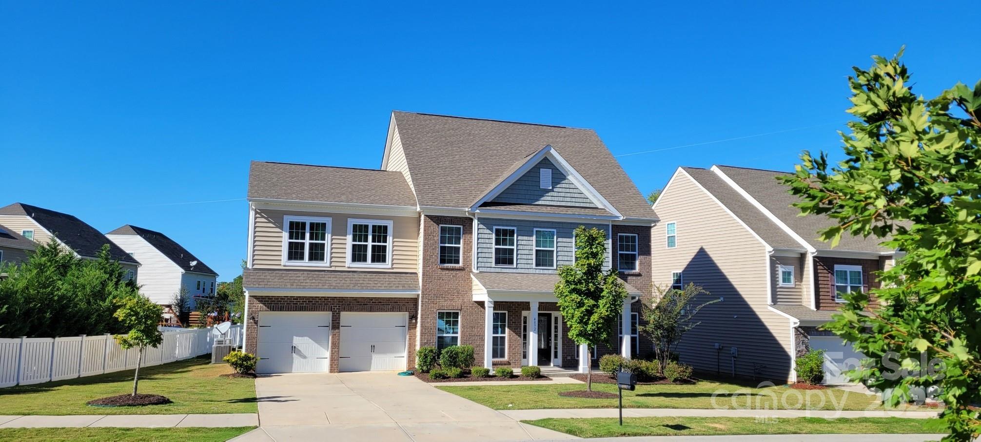 This 5 BD/5BA freshly painted home is filled with all-day bright natural light. New carpets throughout. Each BD has its own ensuite BA for added privacy. One BD on the 1st level is perfect for guests or in-laws. The open kitchen boasts granite countertops, a breakfast bar, stainless steel appliances, a large island, and a bay-window breakfast area. The huge loft on the 2nd floor offers a 2nd beautiful living space. The 3rd level offers a big rec rm and an additional BD with a full bath. This home is Energy-Star certified by 3rd party. Situated in a prestigious friendly neighborhood with pool, playground, sand volleyball court, and picnic area. Minutes to 485,85, PNC, and UNCC. Very convenient to commute to downtown Charlotte and nearby cities in all directions.