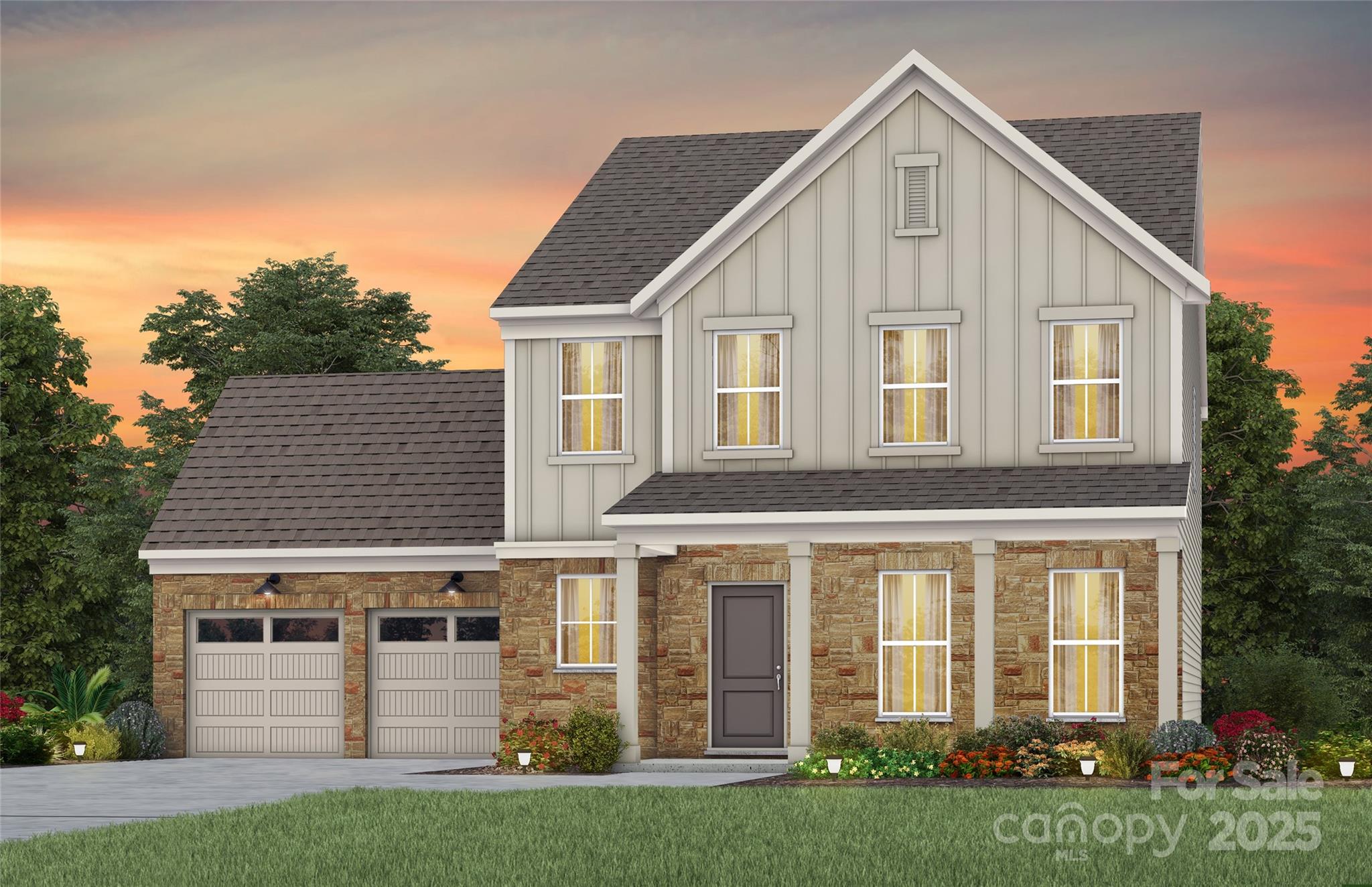 New Construction Home ready NOW in Brand New Kinsdale Community in Indian Land!  All included List Price includes any current sales incentives as shown on our website, call for details.  Our flexible Foxfield Floor Plan offers incredible structural features such as a spacious Great Room with 4' Extension, Guest Bedroom with Private Bathroom on the main floor, and private Office for working at home. This open floor plan will not disappoint with the spacious Gathering Room and magnificent Gourmet Kitchen with gas appliances.  Upstairs features a huge private Loft, Media Room, plus 3 secondary bedrooms, including the Owner's Suite, linen closet and large walk-in closet.  All upgrades and options have been selected.  Visit us at our sales center, in the community, to learn more about this and other incredible homes in tranquil Kinsdale. HOA fees include High-Speed Internet/Cable and private trash collection. All Photos are representative only, not of this home.