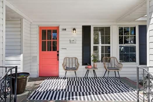 ** Assumable Mortgage Rate at 3.25%!** Great opportunity...ask us about the details. 

Charming, character-filled home in the heart of Clover! Built in 1950, this delightful 3-bedroom, 1-bath residence blends timeless appeal with inviting, light-filled spaces. From the moment you arrive, you’ll be drawn in by the welcoming front porch and vibrant entry, setting the tone for the warmth found throughout.
Inside, hardwood floors and an abundance of natural light create a bright and airy feel. The dining area showcases stylish design touches and flows seamlessly into additional living space—perfect for entertaining, relaxing, or even creating a sunroom filled with your favorite plants. Each bedroom offers comfortable living, while the functional layout maximizes both charm and practicality.
Step outside to enjoy a spacious, fenced yard ideal for pets, gardening, or gatherings. The property also features two driveways and two wired outbuildings, offering excellent opportunities for workshops, storage, or hobby spaces.
Located just minutes from downtown Clover and zoned for award-winning Clover schools, this home combines small-town charm with everyday convenience. A rare find with character, space, and versatility—don’t miss your chance to make it yours! The HVAC system, ductwork and heat pump were replaced on 3/29/2026 and the home has updated fresh paint and a new bathroom vanity and flooring.